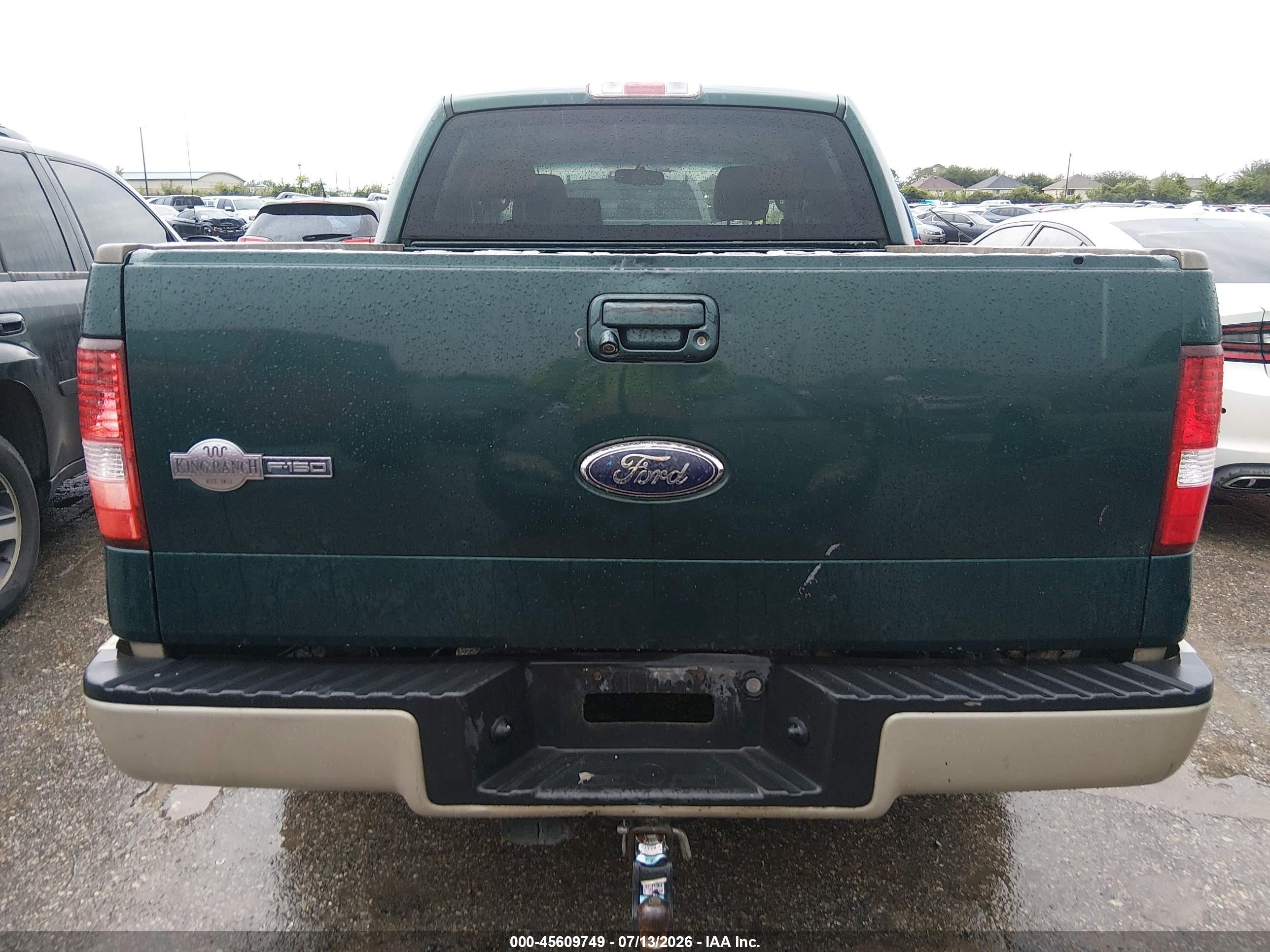 2008 Ford F-150 60th Anniversary/fx2/king Ranch/lariat/xlt Green vin: 1FTPW12V48KD36715