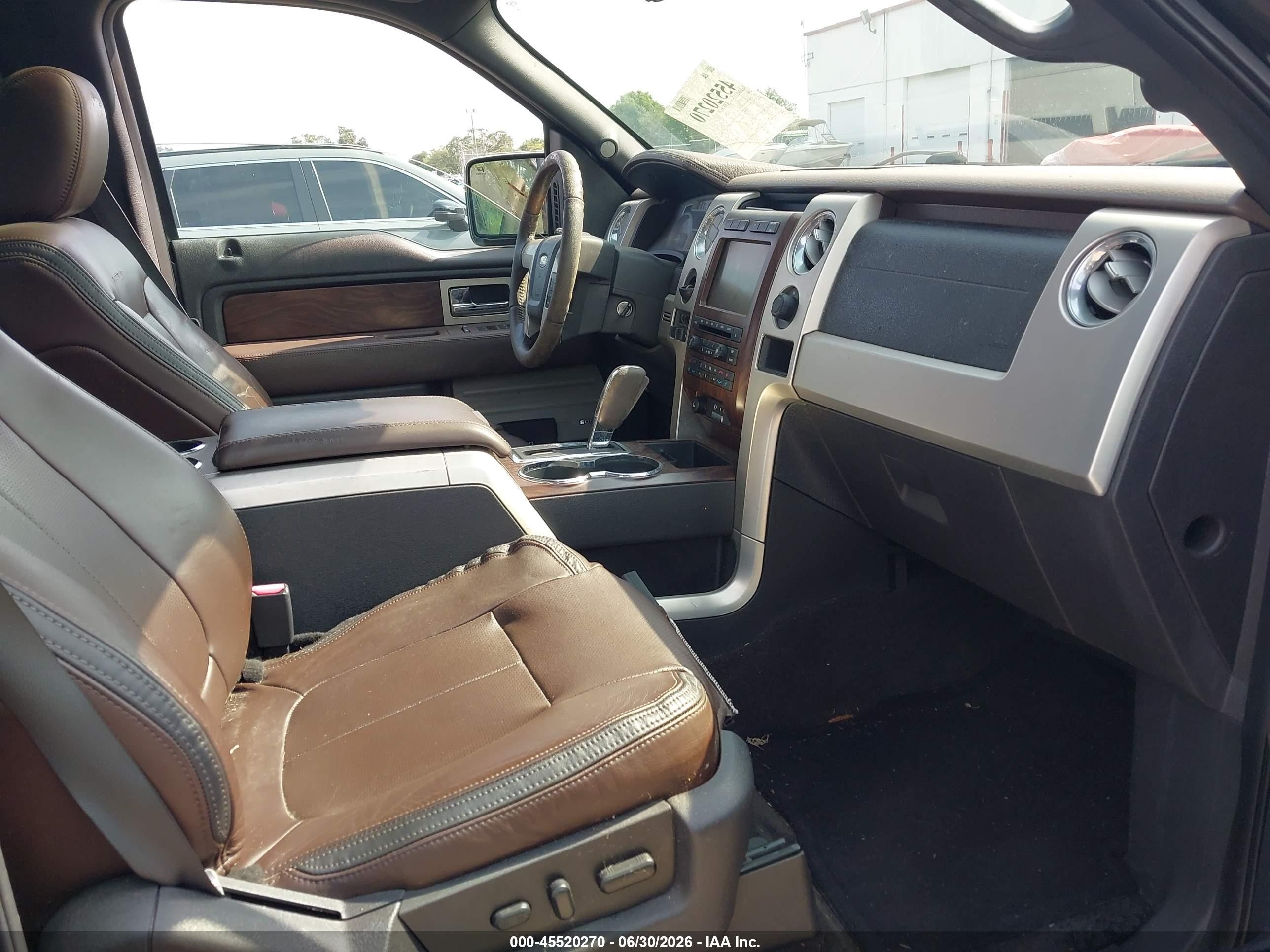 2009 Ford F-150 King Ranch/lariat/platinum/xl/xlt Black vin: 1FTPW12V49FA68453