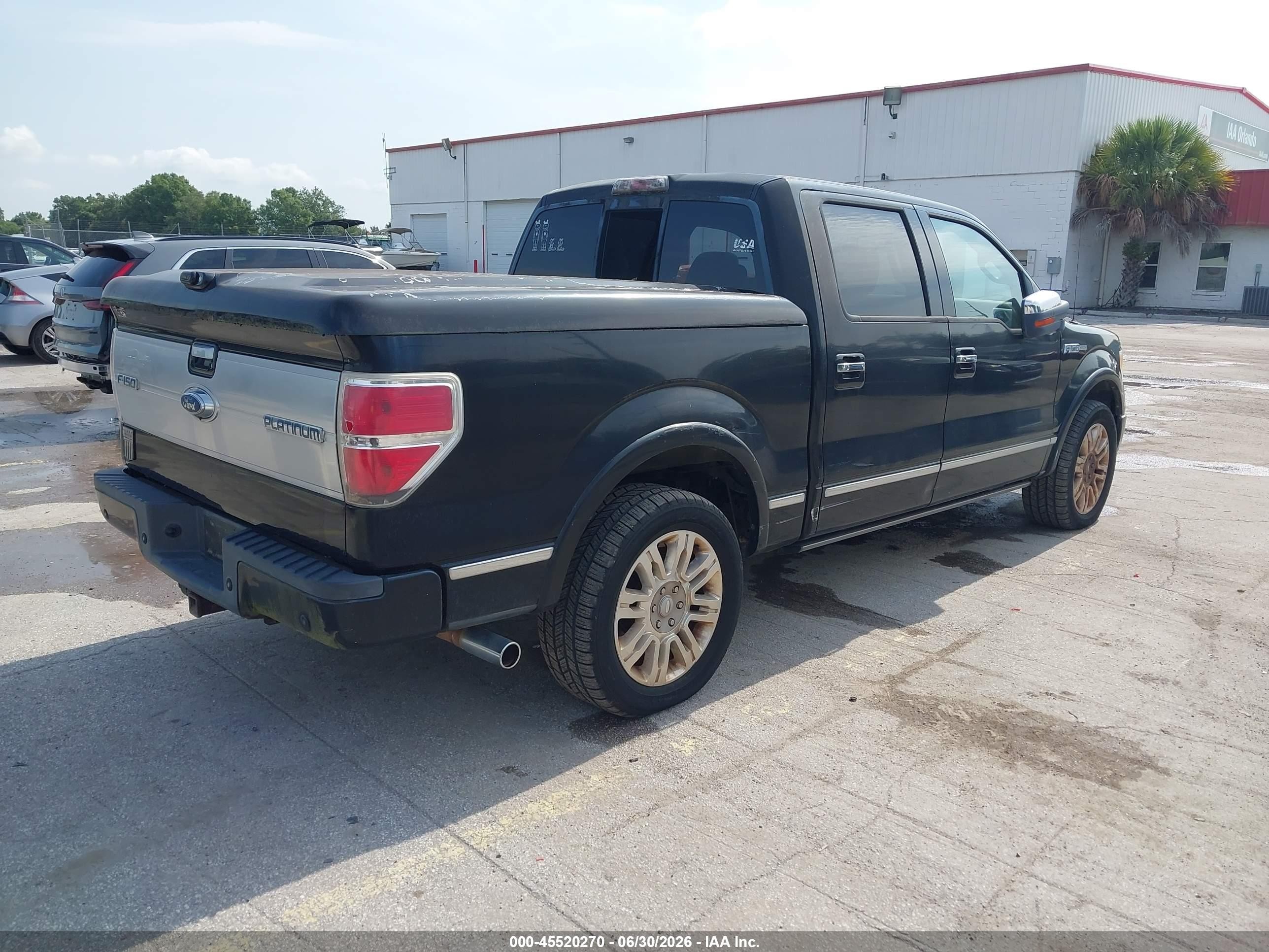 2009 Ford F-150 King Ranch/lariat/platinum/xl/xlt Black vin: 1FTPW12V49FA68453