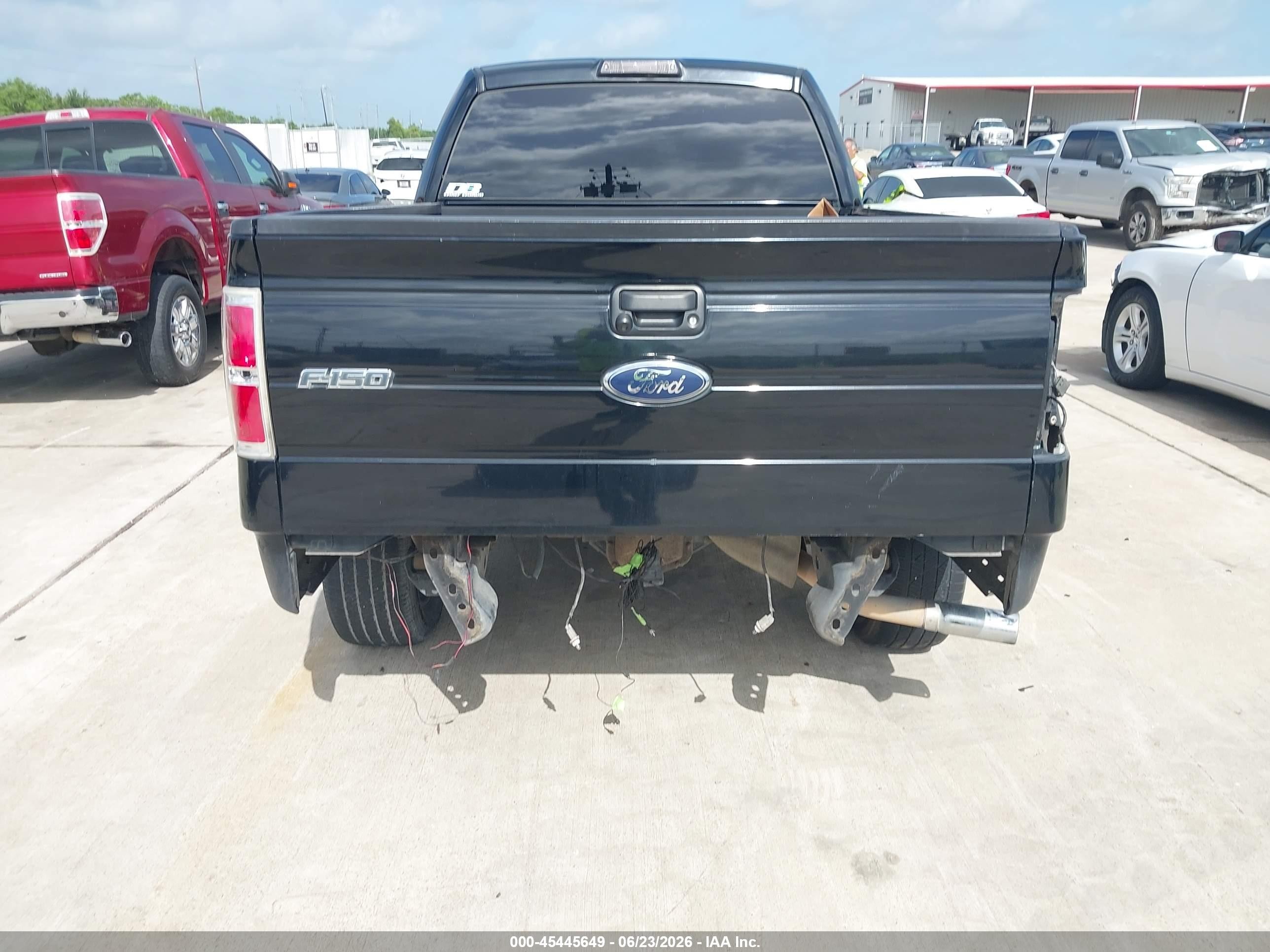2009 Ford F-150 Xlt Black vin: 1FTPW12V49FA75709