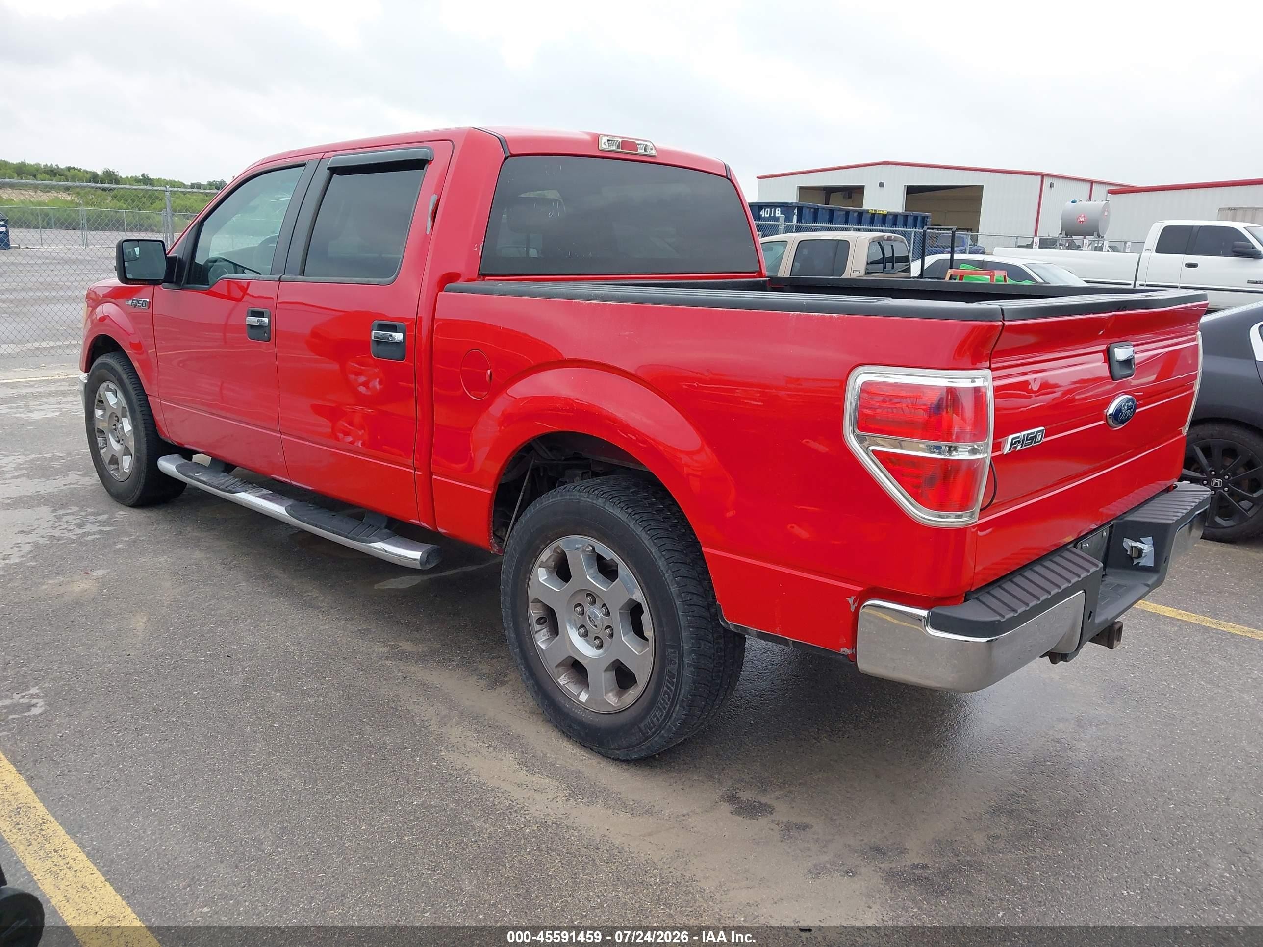 2009 Ford F-150 King Ranch/lariat/platinum/xl/xlt Красный vin: 1FTPW12V49FB14430