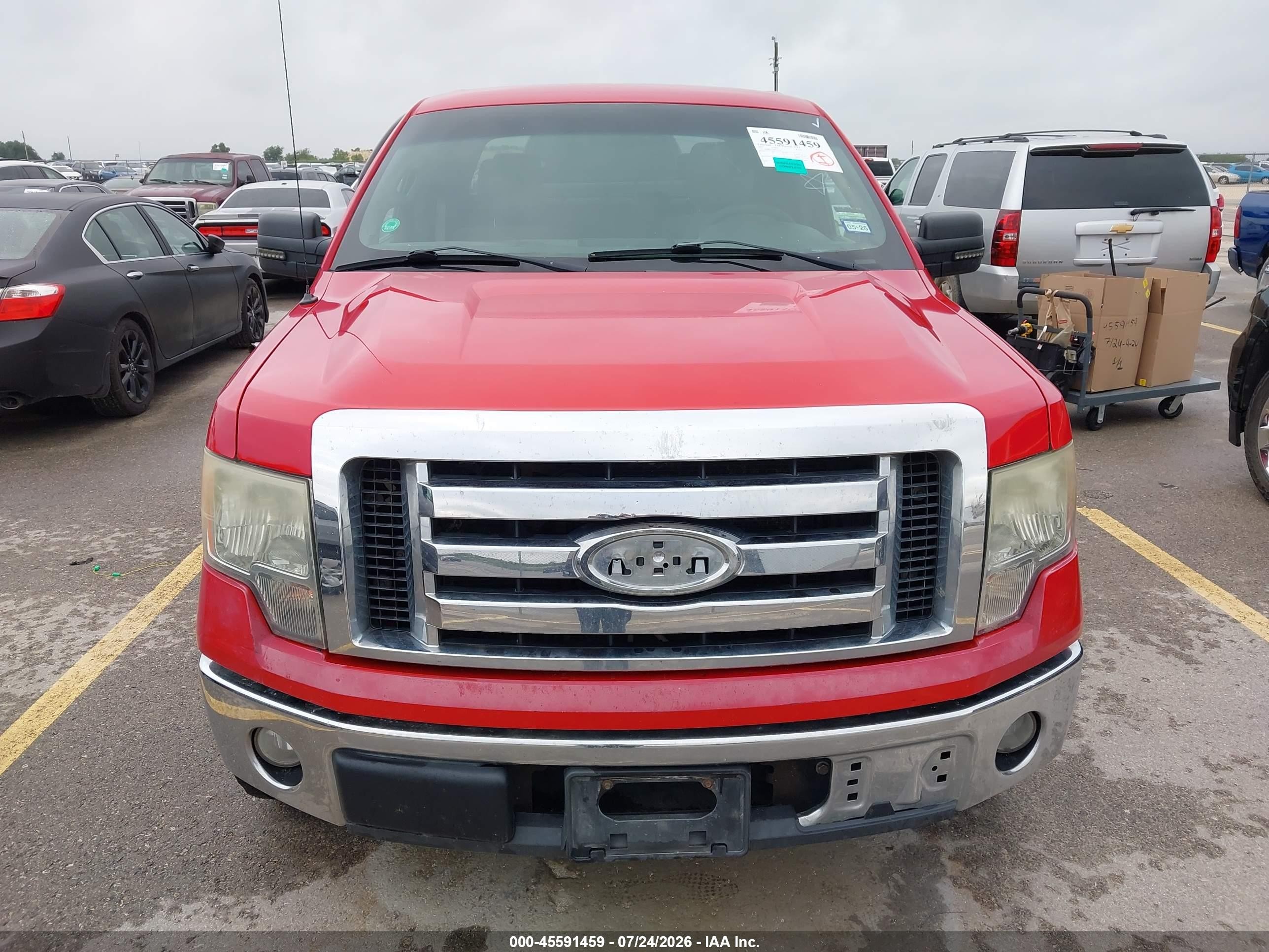 2009 Ford F-150 King Ranch/lariat/platinum/xl/xlt Красный vin: 1FTPW12V49FB14430