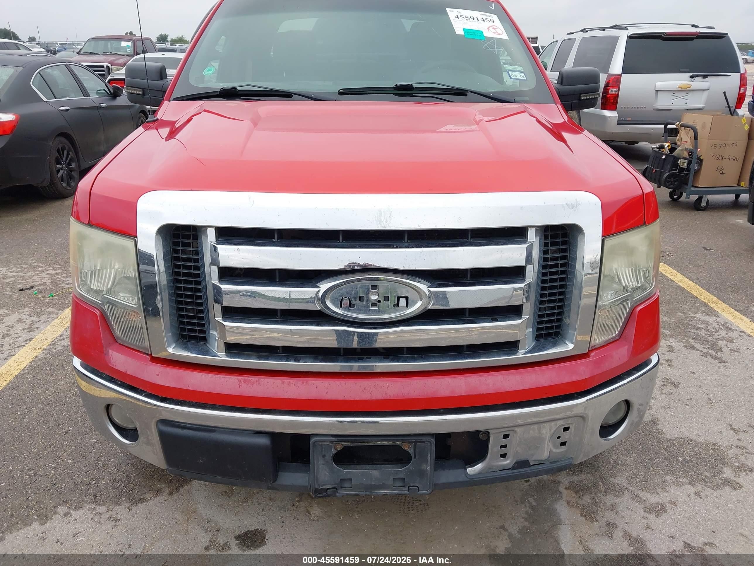 2009 Ford F-150 King Ranch/lariat/platinum/xl/xlt Красный vin: 1FTPW12V49FB14430