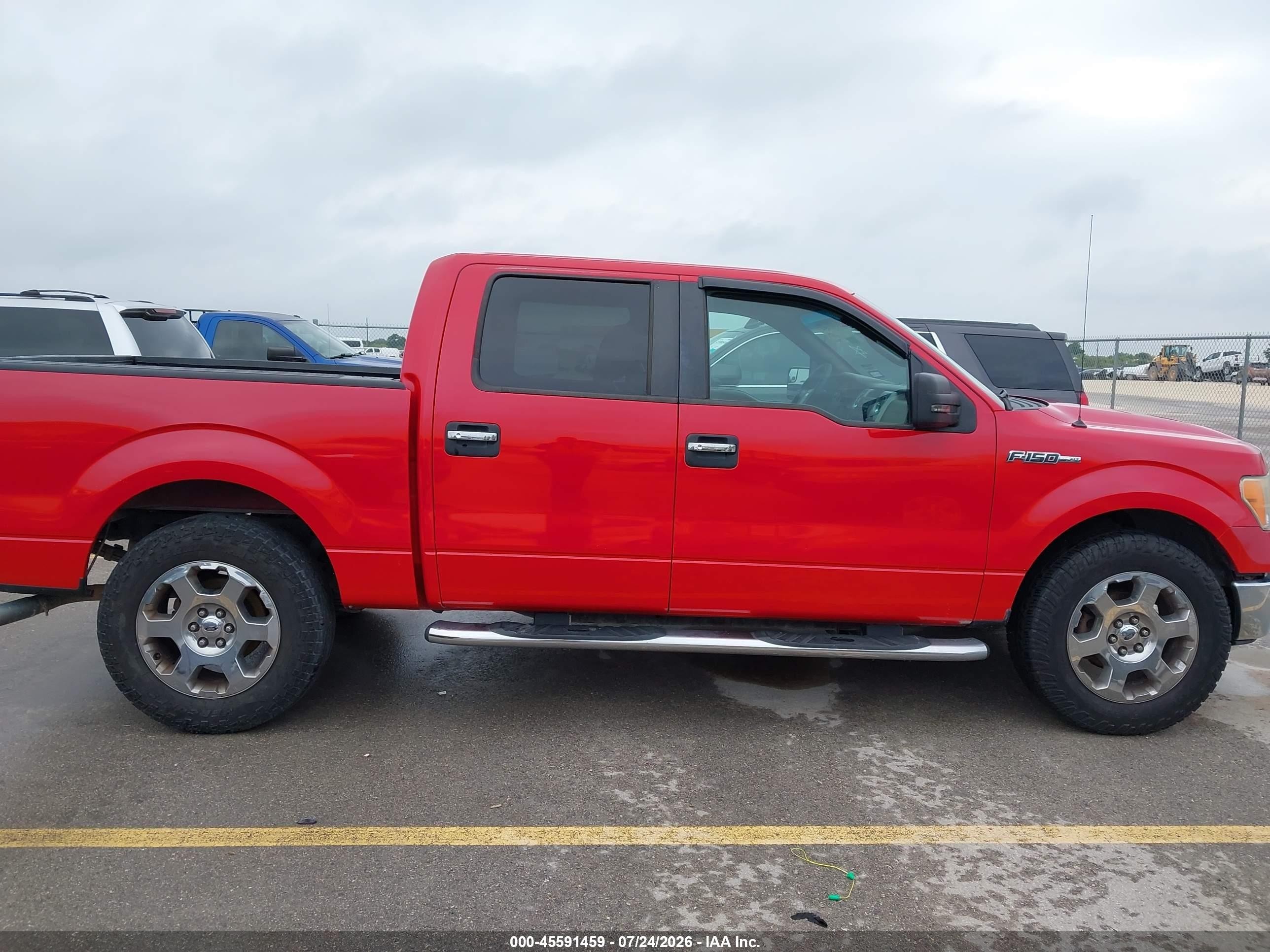 2009 Ford F-150 King Ranch/lariat/platinum/xl/xlt Красный vin: 1FTPW12V49FB14430