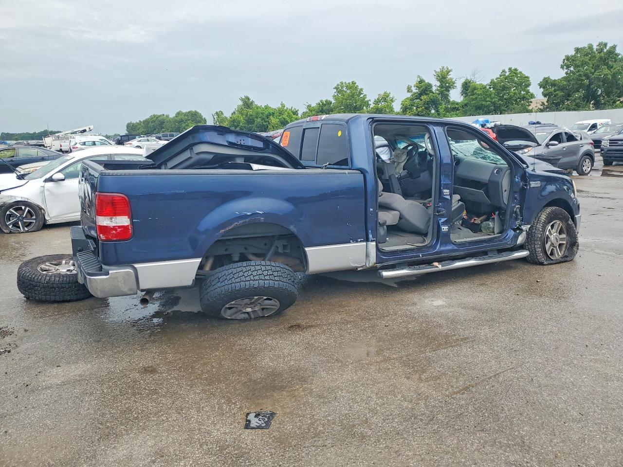 2006 Ford F150 Supercrew Blue vin: 1FTPW12V56FB17767