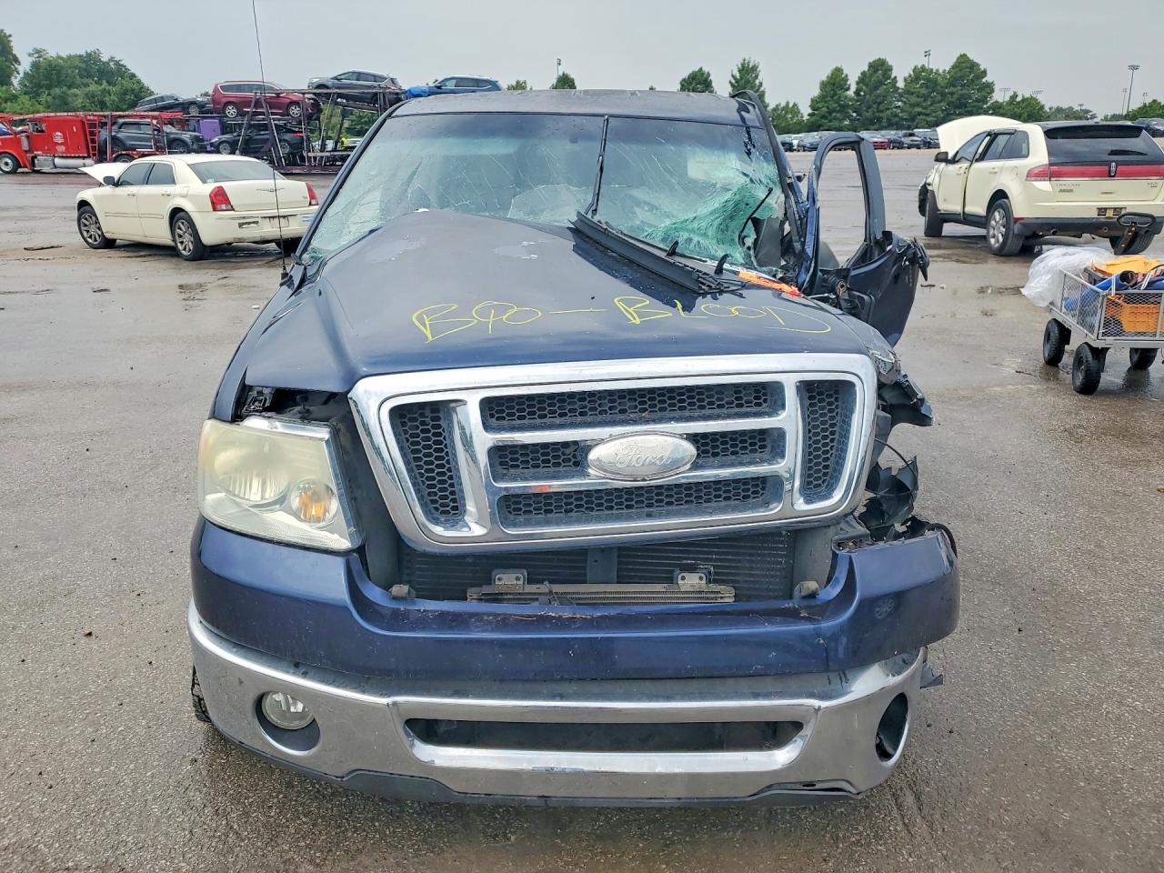2006 Ford F150 Supercrew Blue vin: 1FTPW12V56FB17767