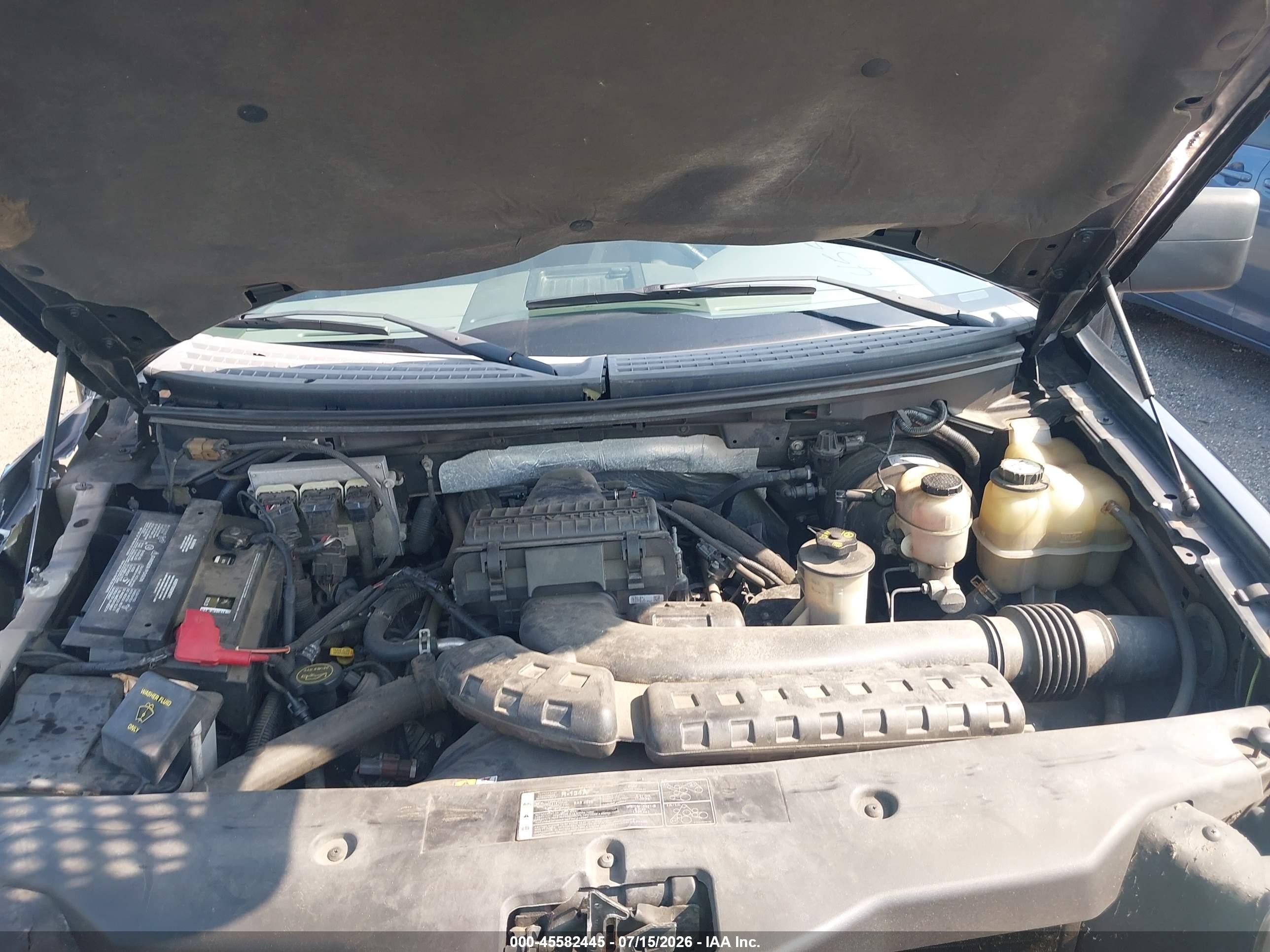 2007 Ford F-150 Lariat/xlt Black vin: 1FTPW12V57FA19100