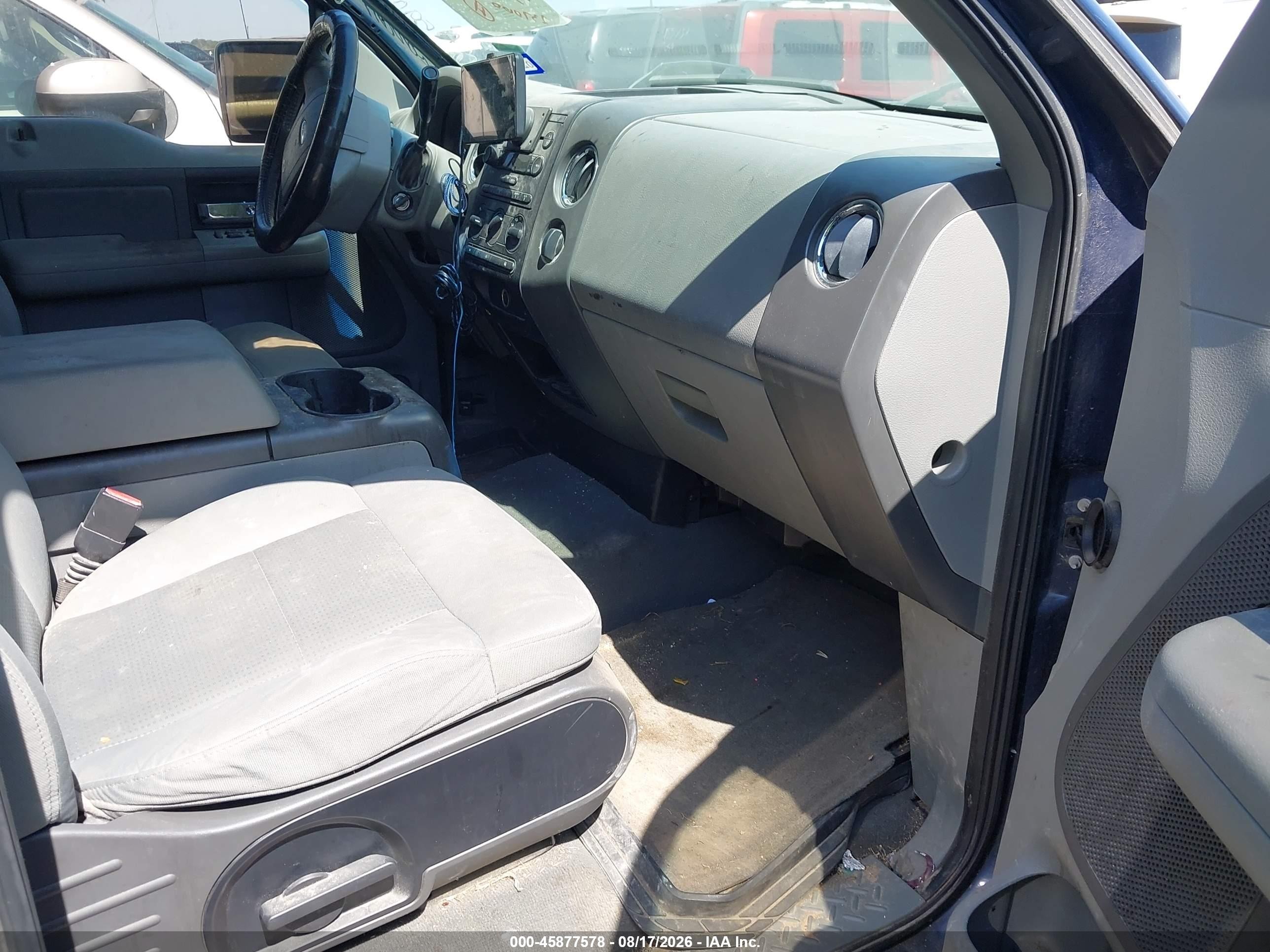2007 Ford F-150 Lariat/xlt Blue vin: 1FTPW12V57FA59094