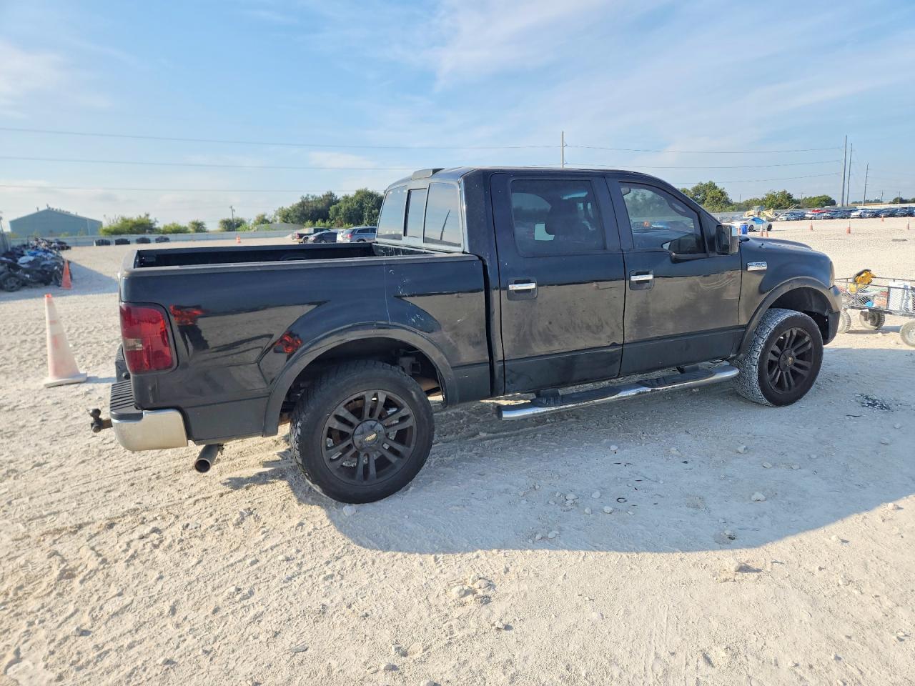 2008 Ford F150 Supercrew Black vin: 1FTPW12V58FA88726