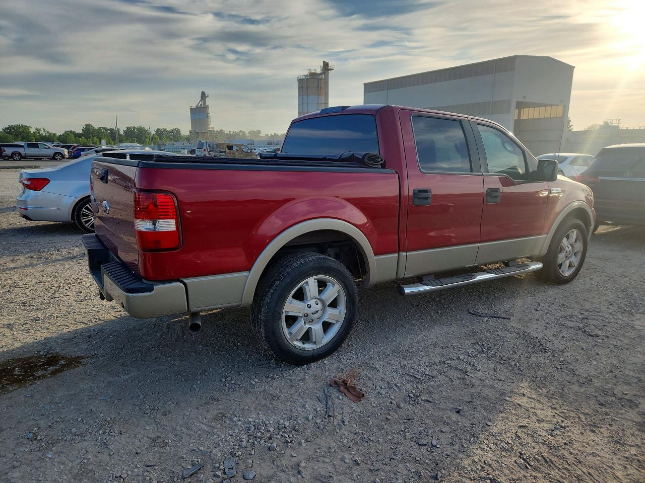2008 Ford F150 Supercrew Red vin: 1FTPW12V58FB29646