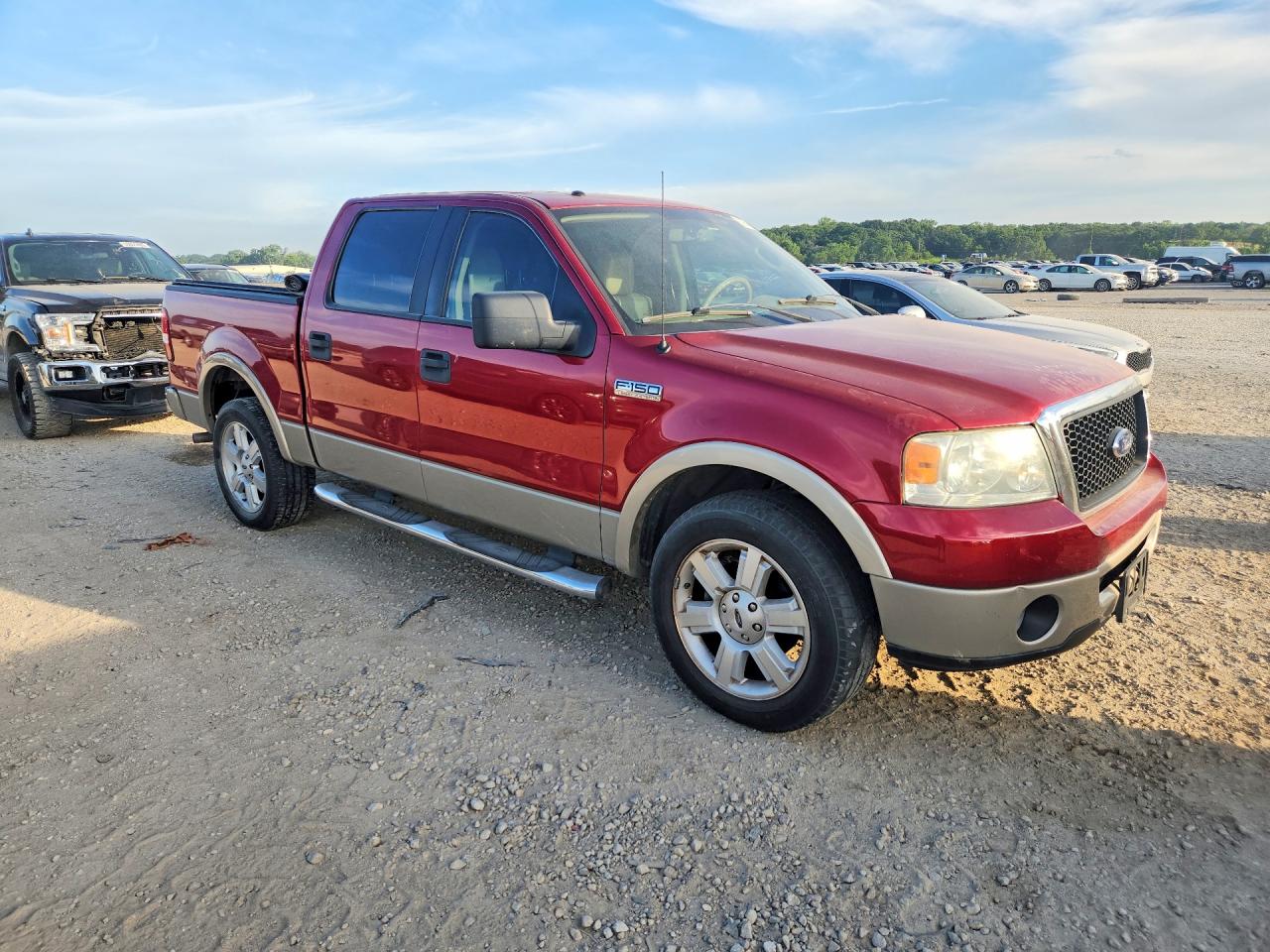 2008 Ford F150 Supercrew Red vin: 1FTPW12V58FB29646