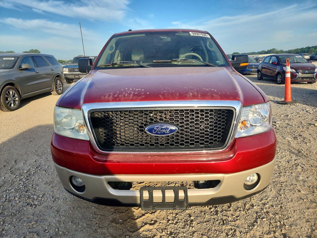 2008 Ford F150 Supercrew Red vin: 1FTPW12V58FB29646