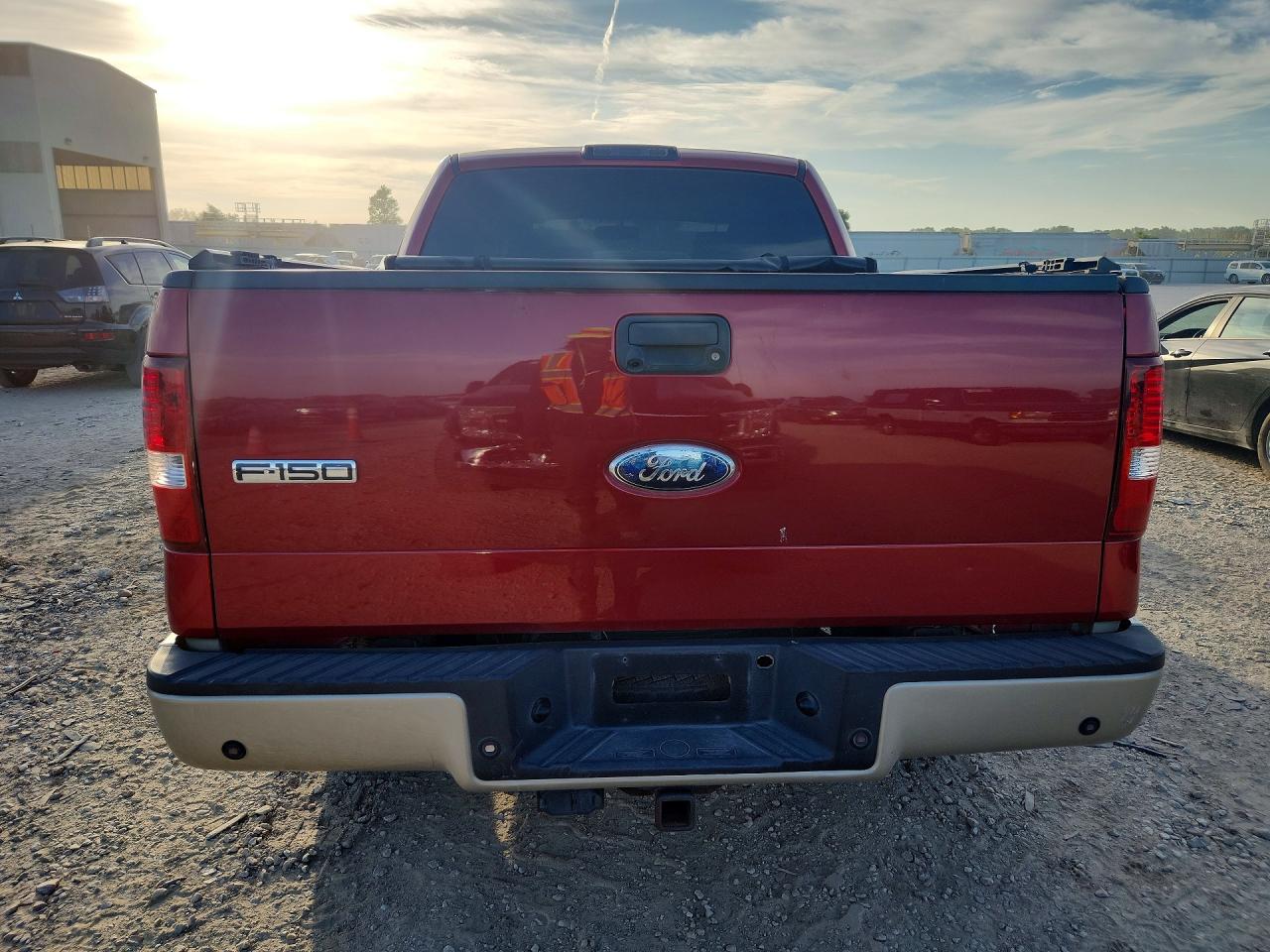 2008 Ford F150 Supercrew Red vin: 1FTPW12V58FB29646