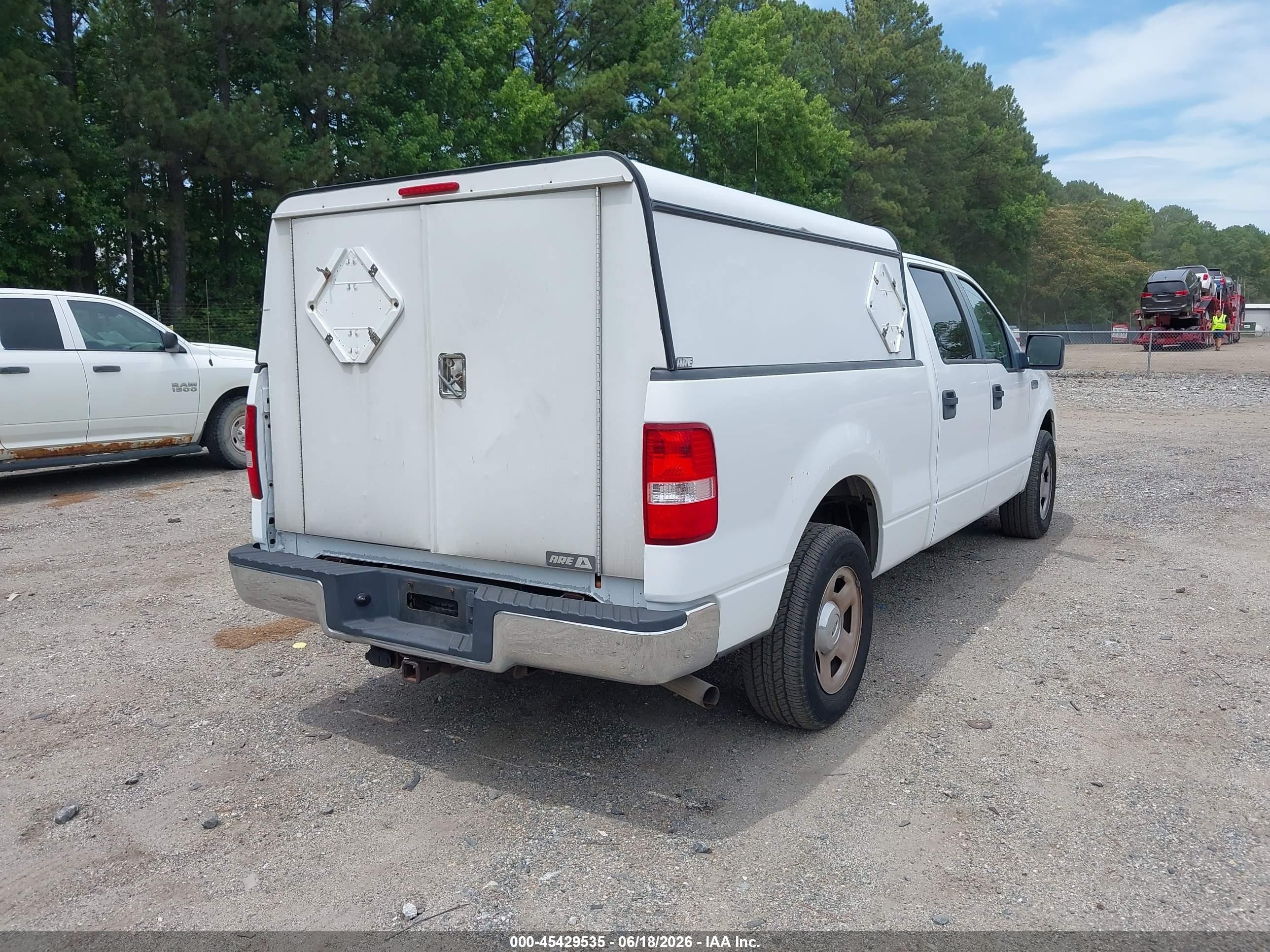 2008 Ford F-150   White vin: 1FTPW12V58FB54675