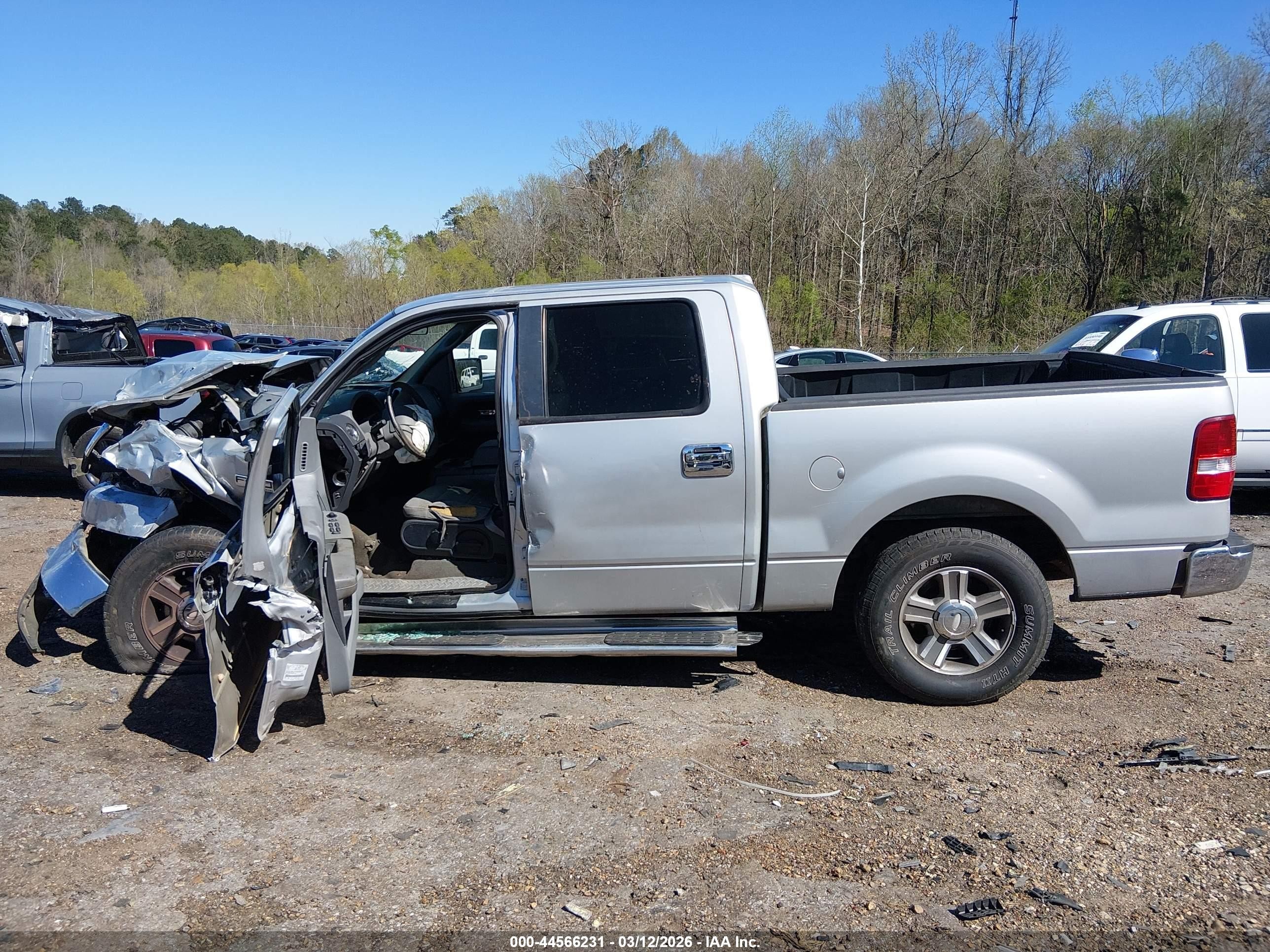 2008 Ford F-150 60th Anniversary/fx2/king Ranch/lariat/xlt Gray vin: 1FTPW12V58FC09898