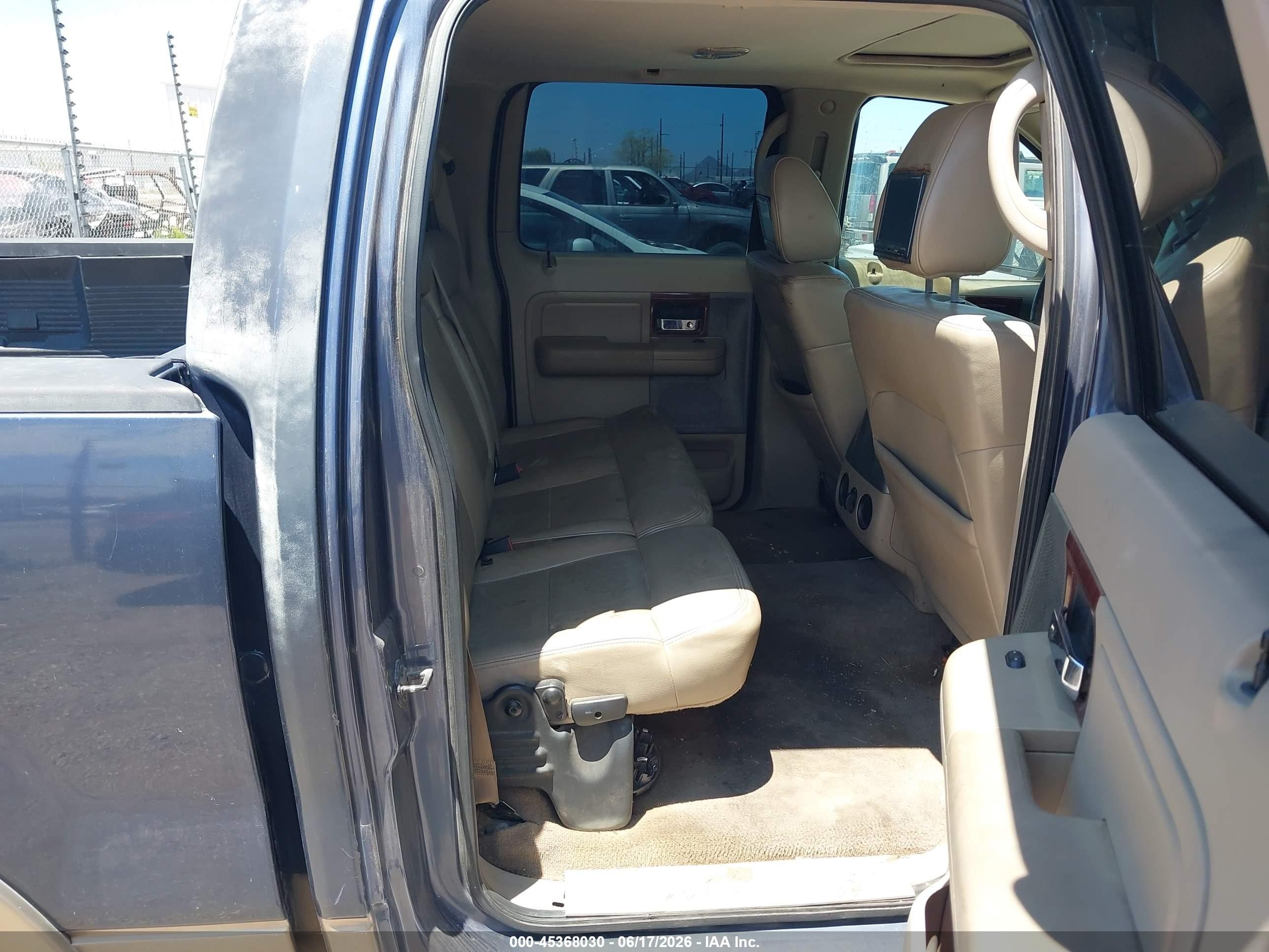 2006 Ford F-150 Lariat/xlt Dark Blue vin: 1FTPW12V66FA95164