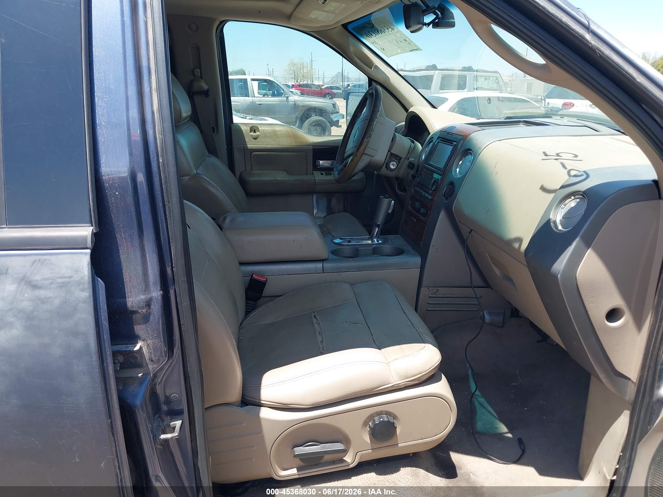 2006 Ford F-150 Lariat/xlt Dark Blue vin: 1FTPW12V66FA95164