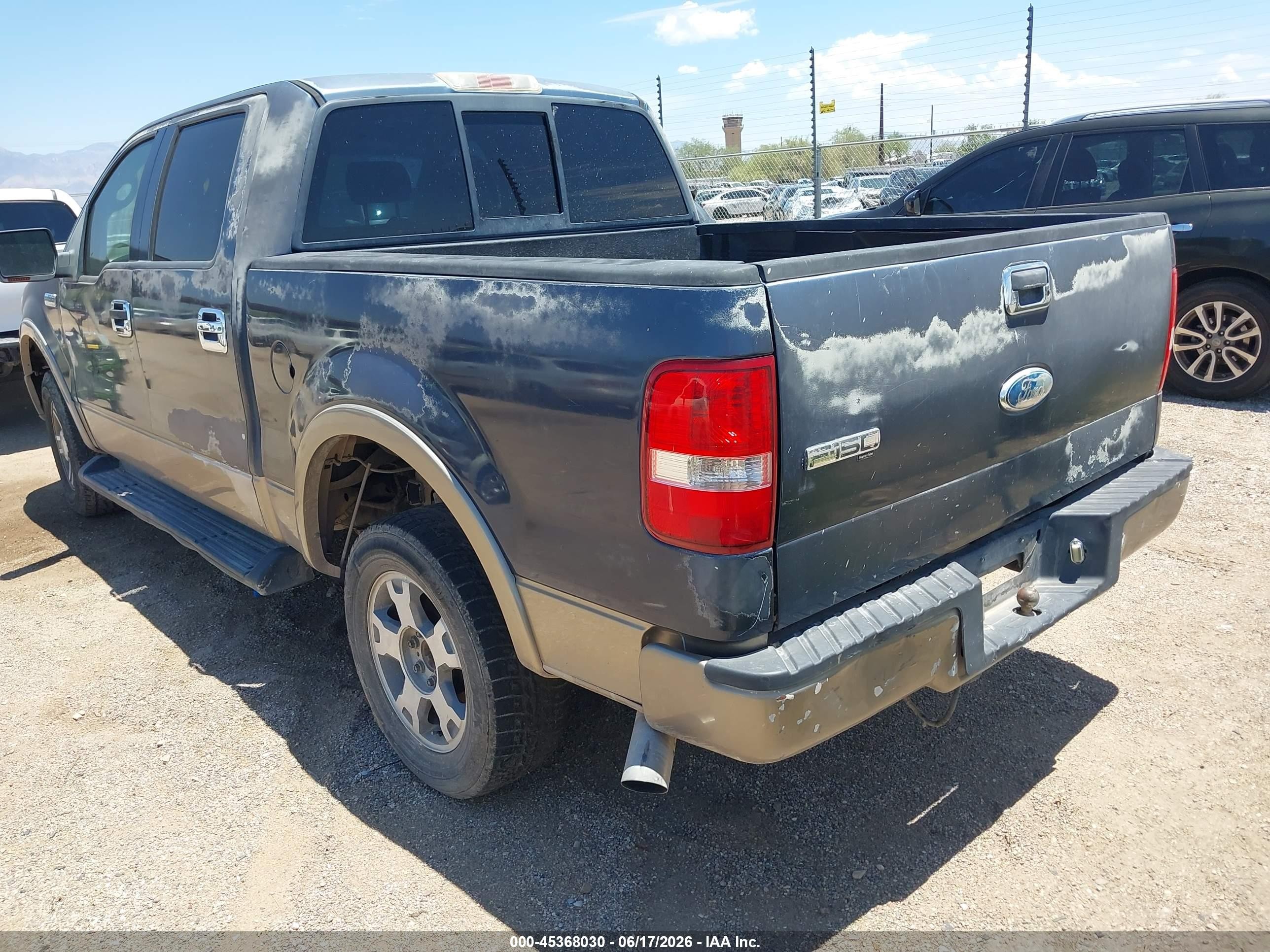 2006 Ford F-150 Lariat/xlt Dark Blue vin: 1FTPW12V66FA95164