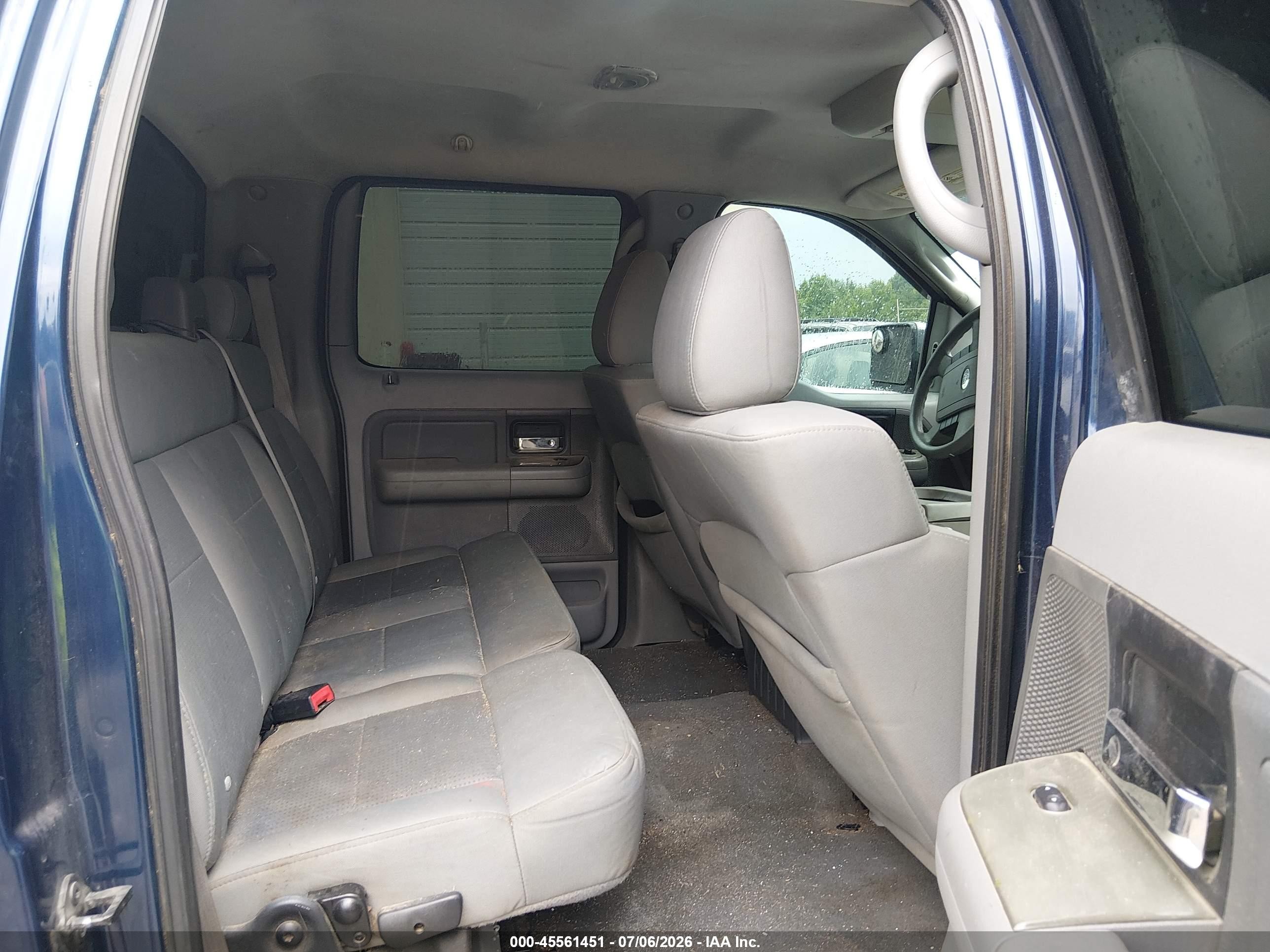 2007 Ford F-150 Fx2/lariat/xlt Blue vin: 1FTPW12V67FA15413