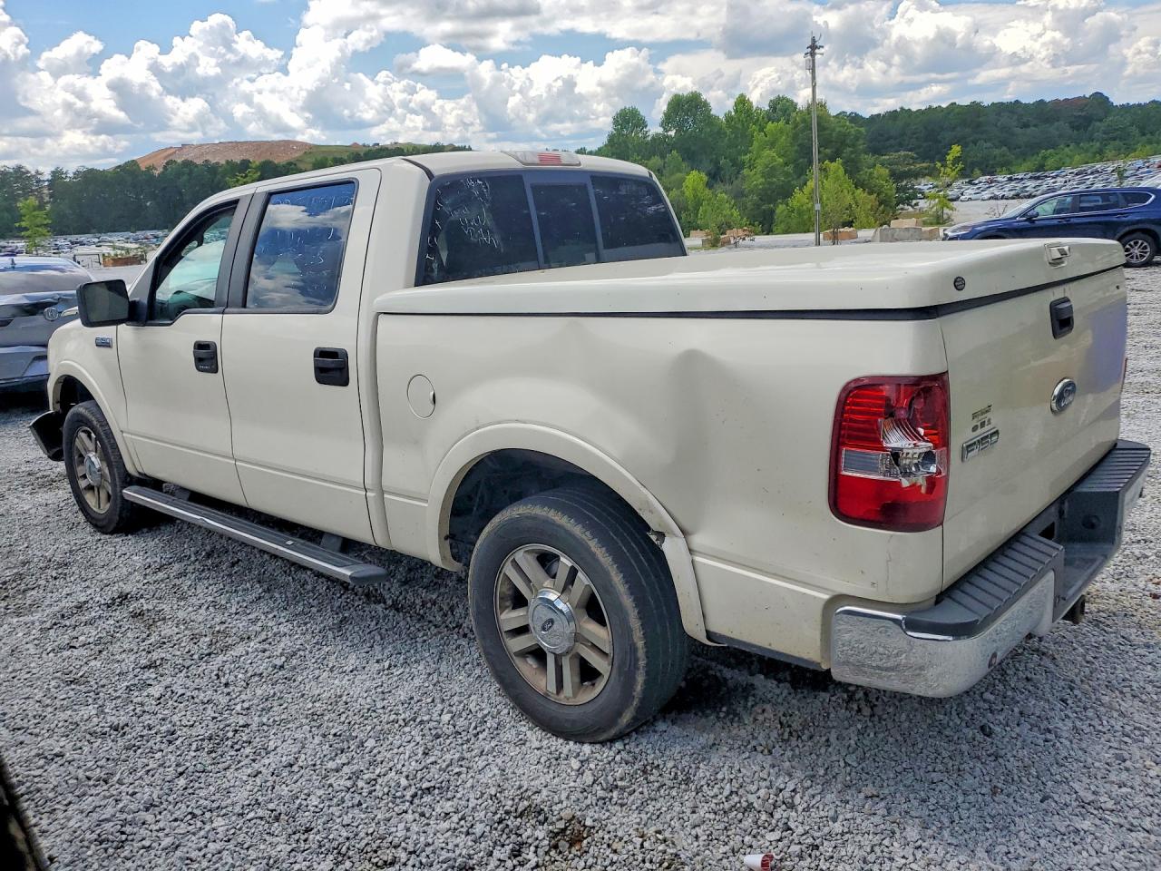 2007 Ford F150 Supercrew White vin: 1FTPW12V67FA44894
