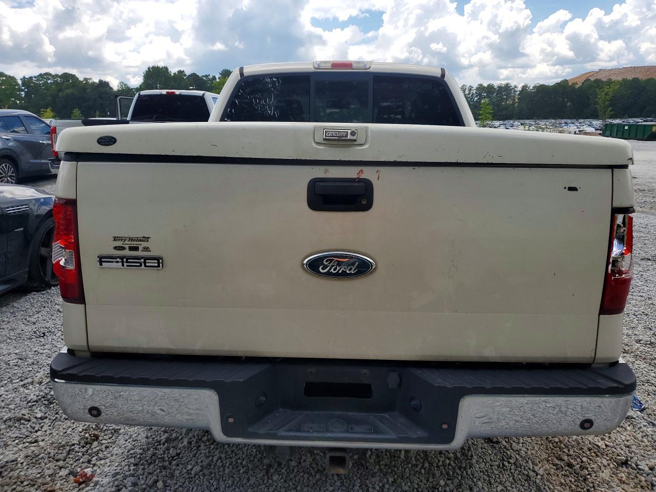2007 Ford F150 Supercrew White vin: 1FTPW12V67FA44894