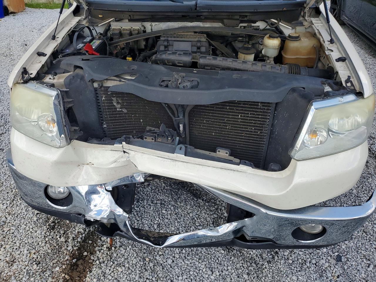 2007 Ford F150 Supercrew White vin: 1FTPW12V67FA44894