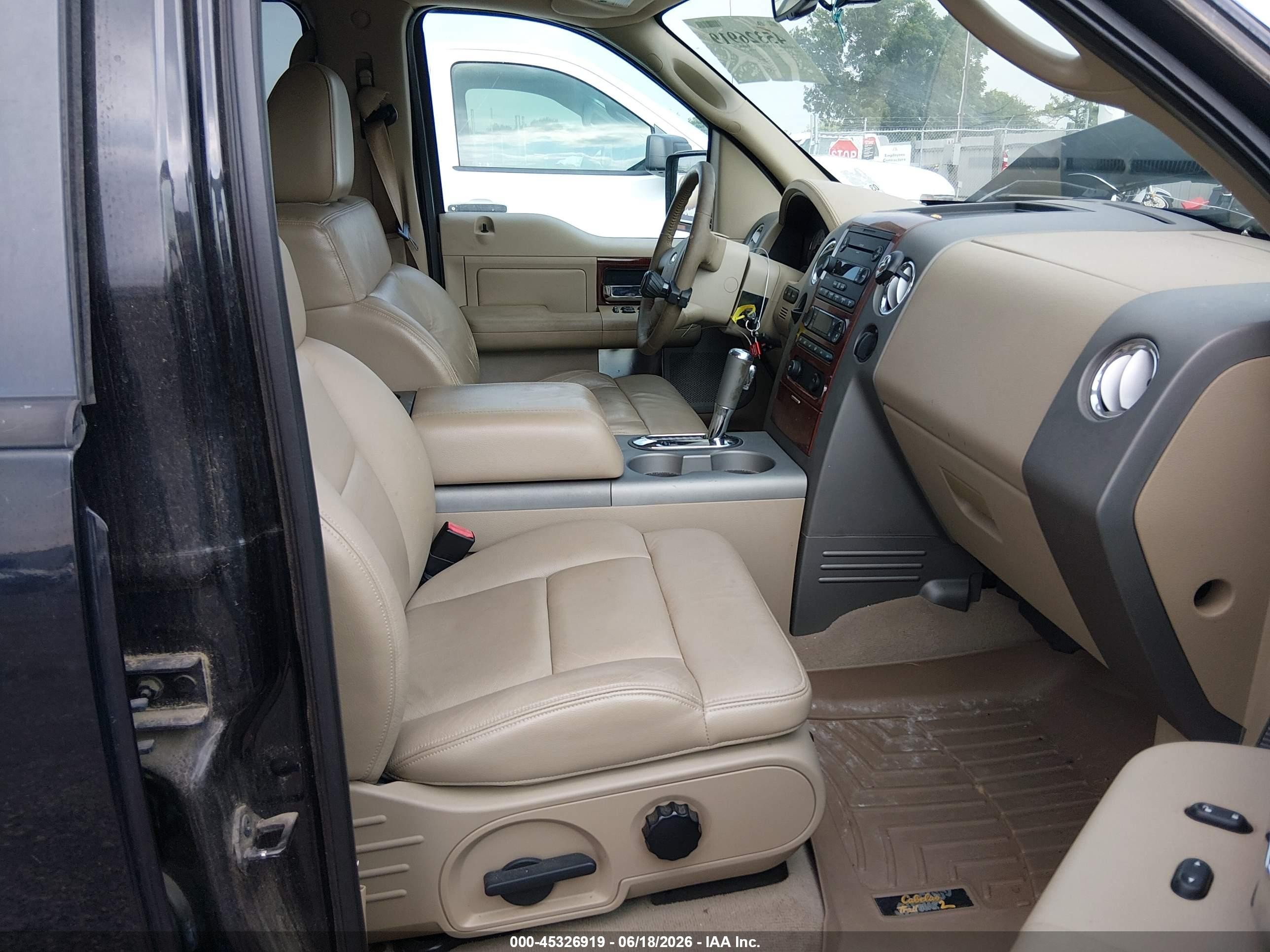 2007 Ford F-150 Lariat/xlt Black vin: 1FTPW12V67FA58634