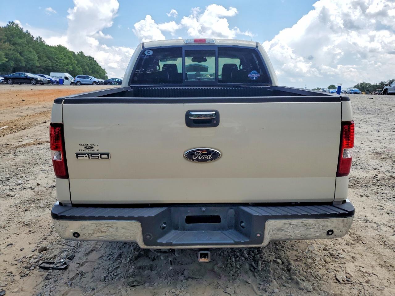 2007 Ford F150 Supercrew White vin: 1FTPW12V67FB90650