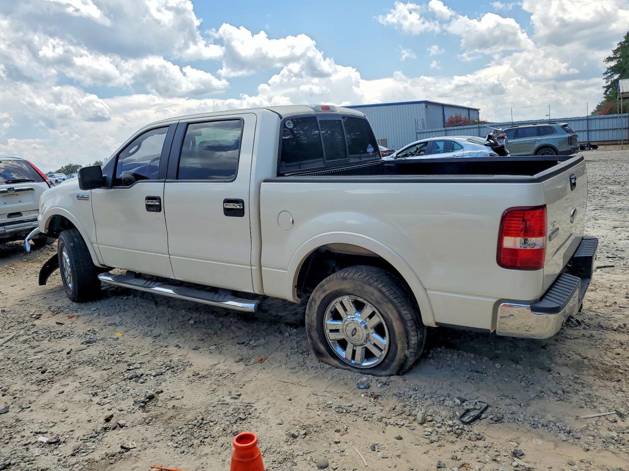 2007 Ford F150 Supercrew White vin: 1FTPW12V67FB90650