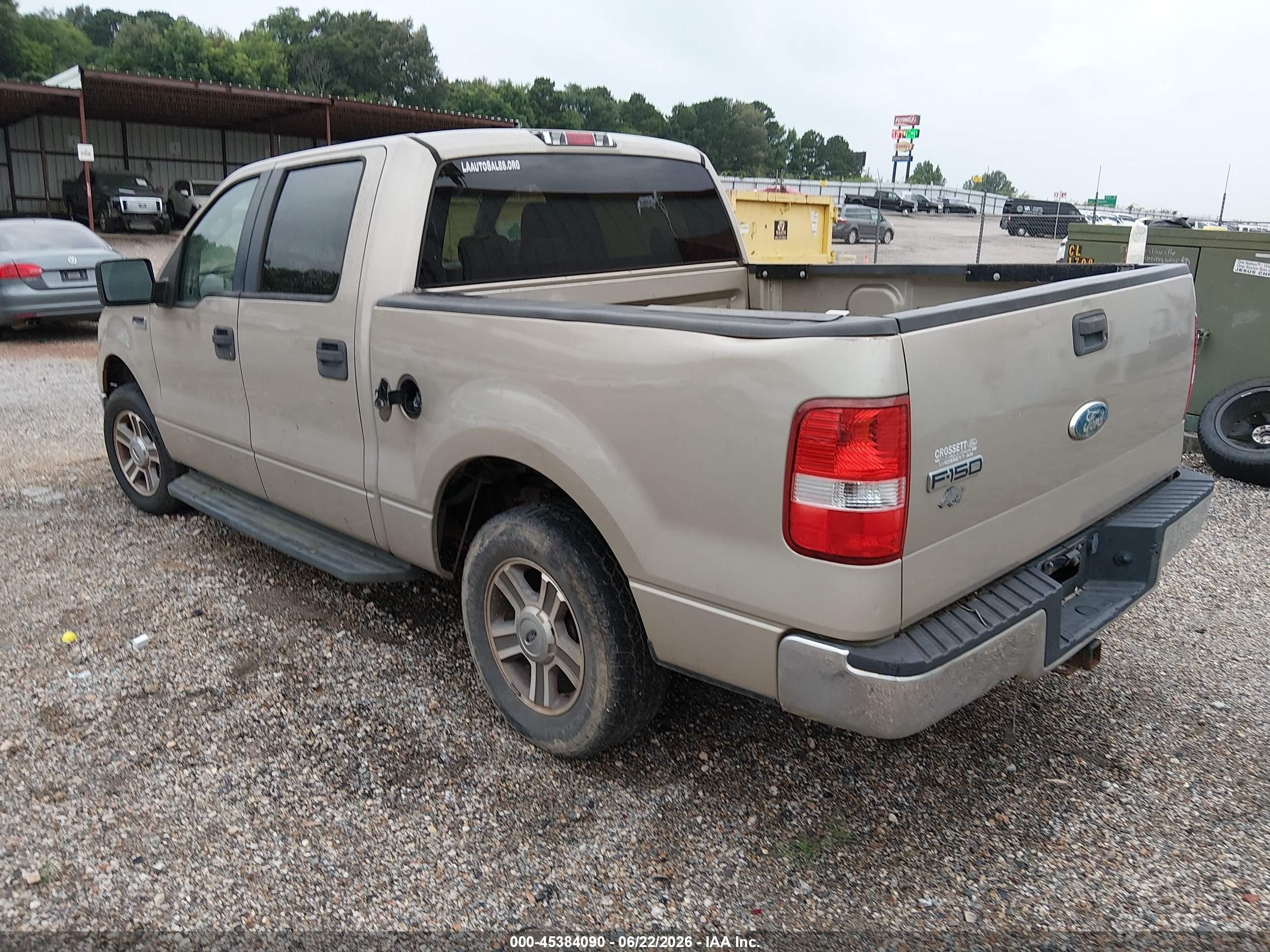 2007 Ford F-150 Lariat/xlt Gold vin: 1FTPW12V67KD36455