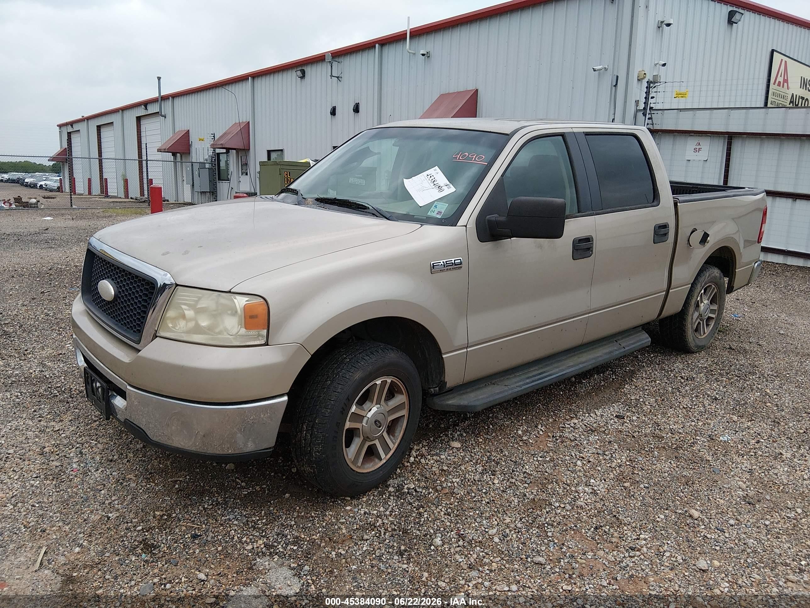2007 Ford F-150 Lariat/xlt Gold vin: 1FTPW12V67KD36455