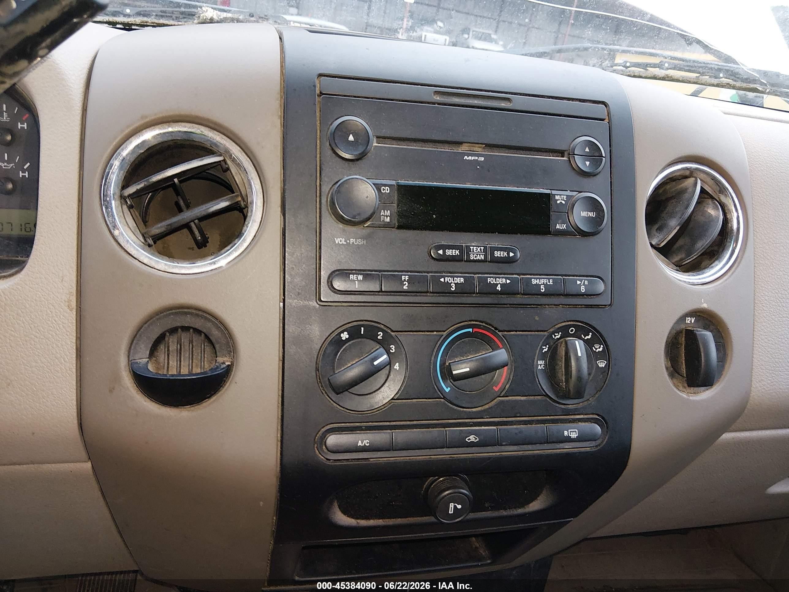 2007 Ford F-150 Lariat/xlt Gold vin: 1FTPW12V67KD36455