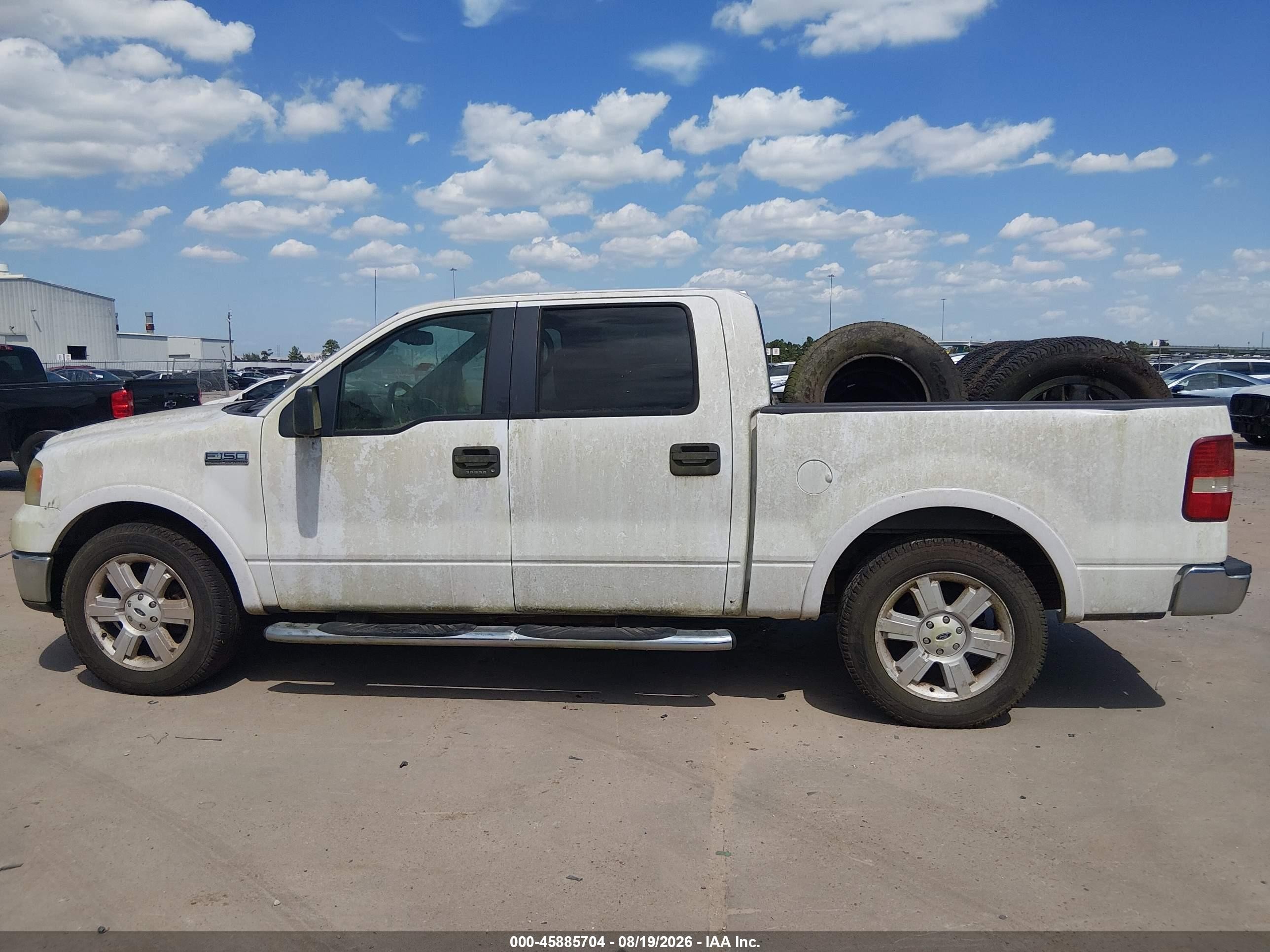 2008 Ford F-150 60th Anniversary/fx2/king Ranch/lariat/xlt White vin: 1FTPW12V68FA78836