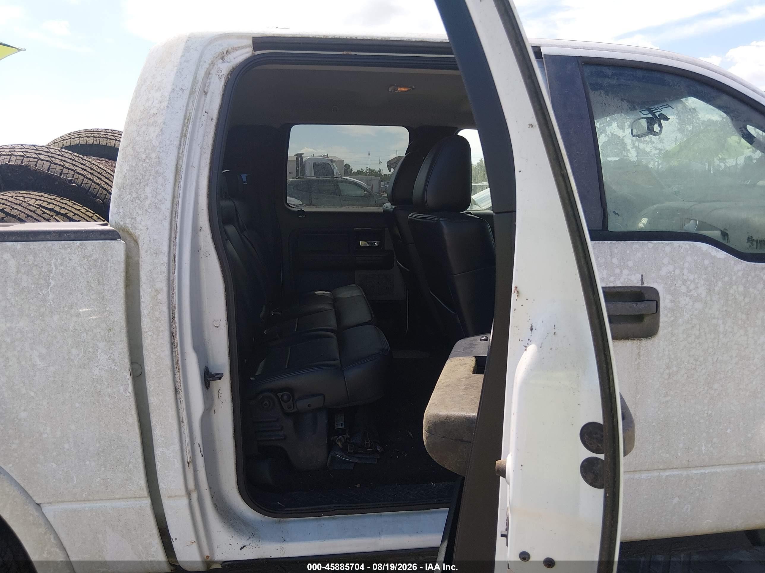 2008 Ford F-150 60th Anniversary/fx2/king Ranch/lariat/xlt White vin: 1FTPW12V68FA78836