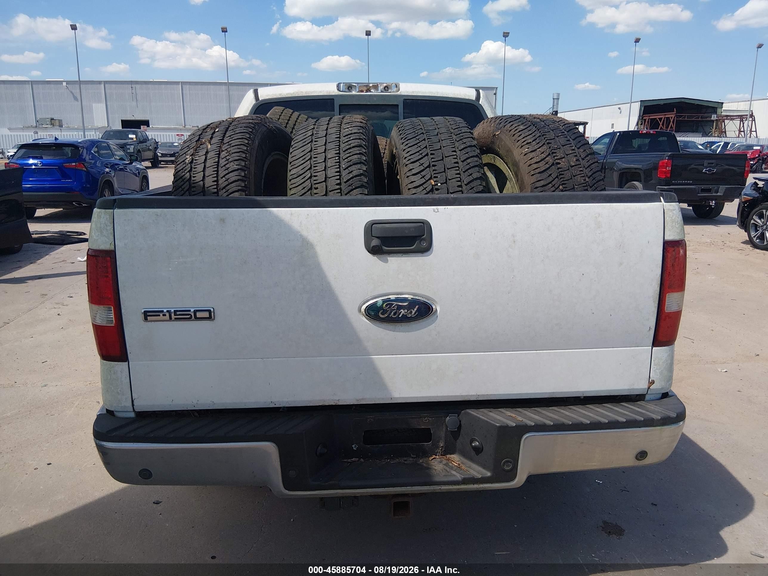 2008 Ford F-150 60th Anniversary/fx2/king Ranch/lariat/xlt White vin: 1FTPW12V68FA78836