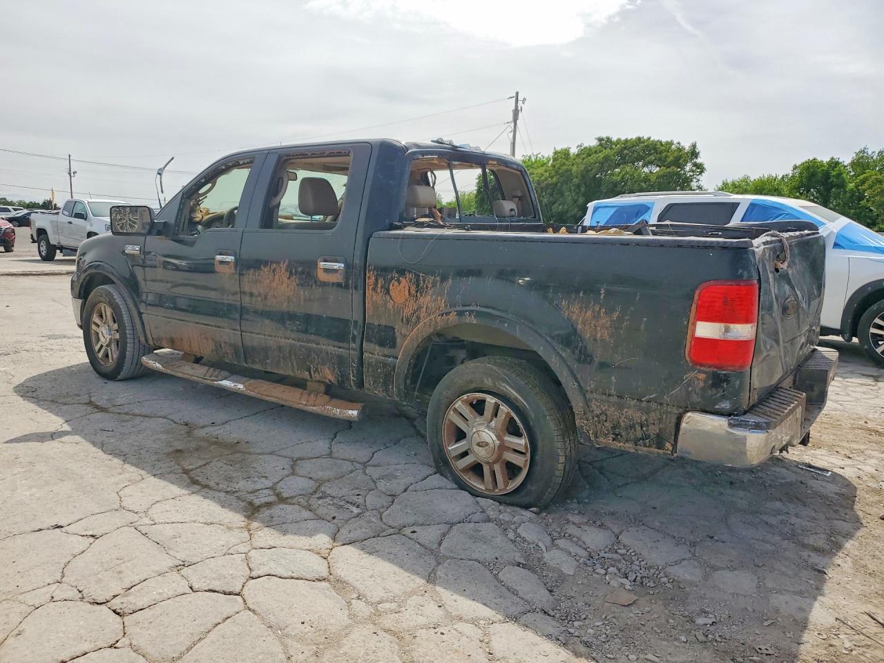 2006 Ford F150 Supercrew Black vin: 1FTPW12V76FA91771