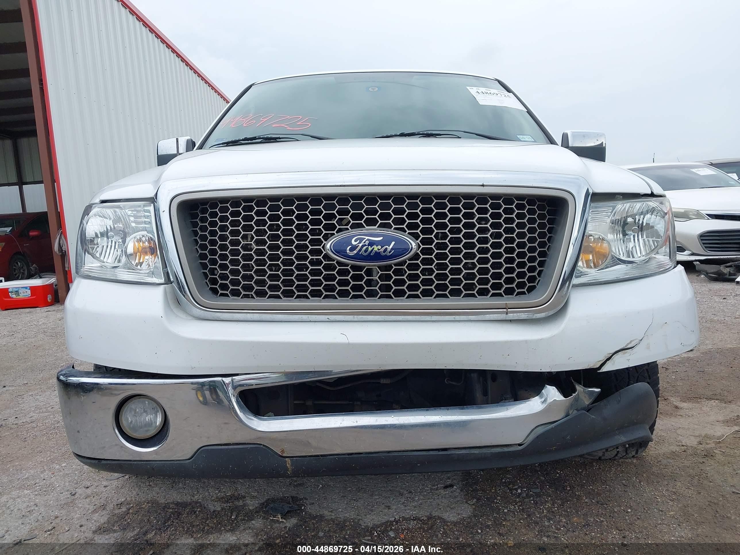 2006 Ford F-150 Lariat/xlt White vin: 1FTPW12V76KD06489