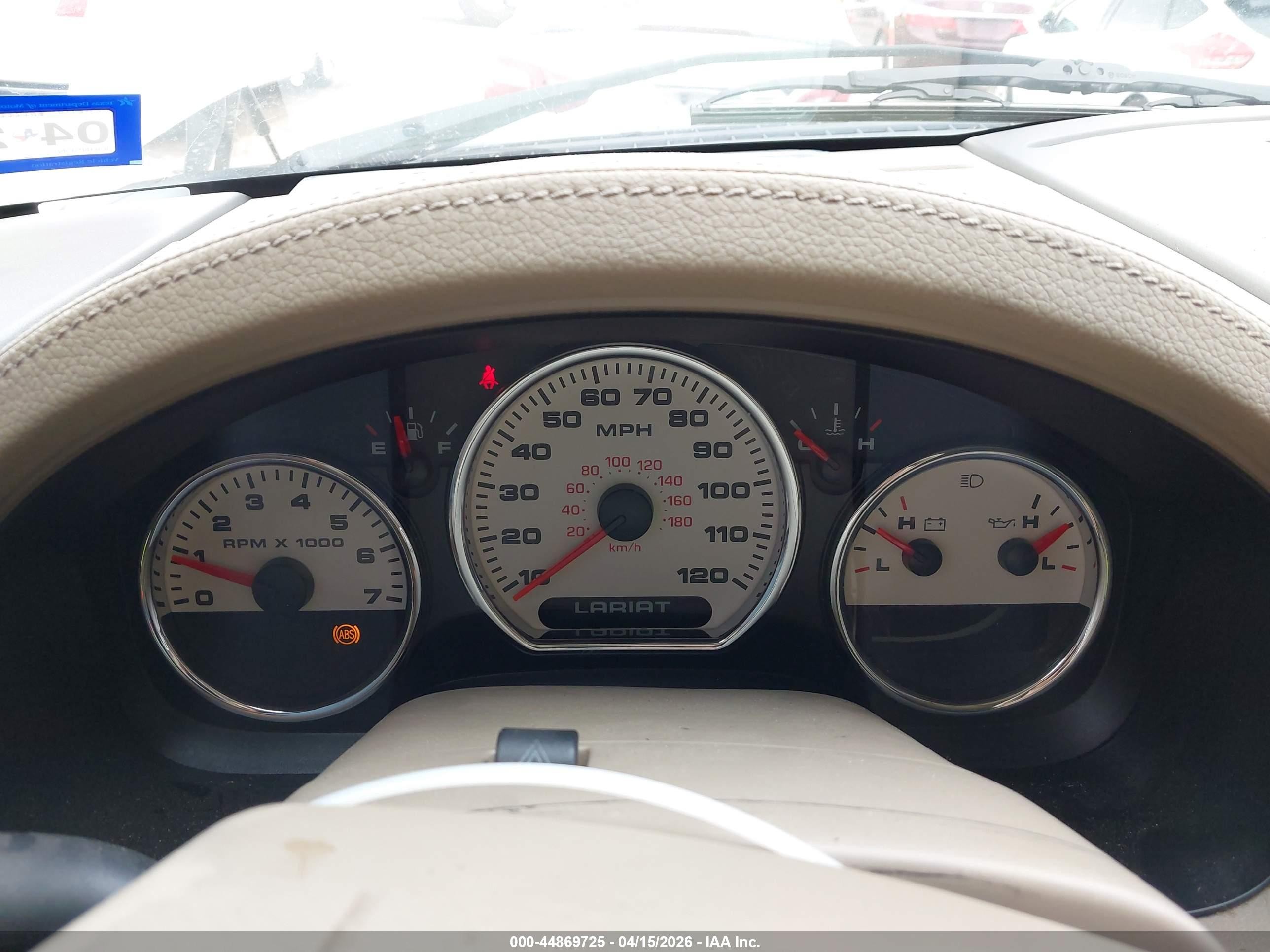 2006 Ford F-150 Lariat/xlt White vin: 1FTPW12V76KD06489