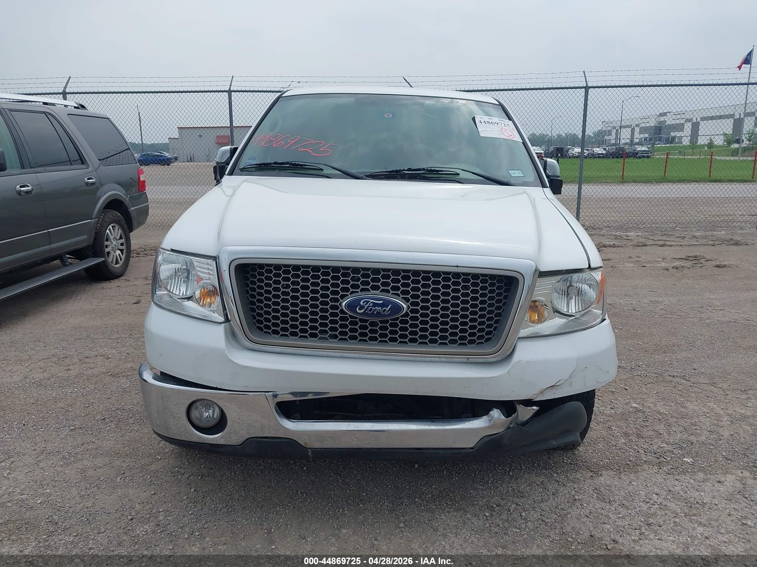 2006 Ford F-150 Lariat/xlt White vin: 1FTPW12V76KD06489