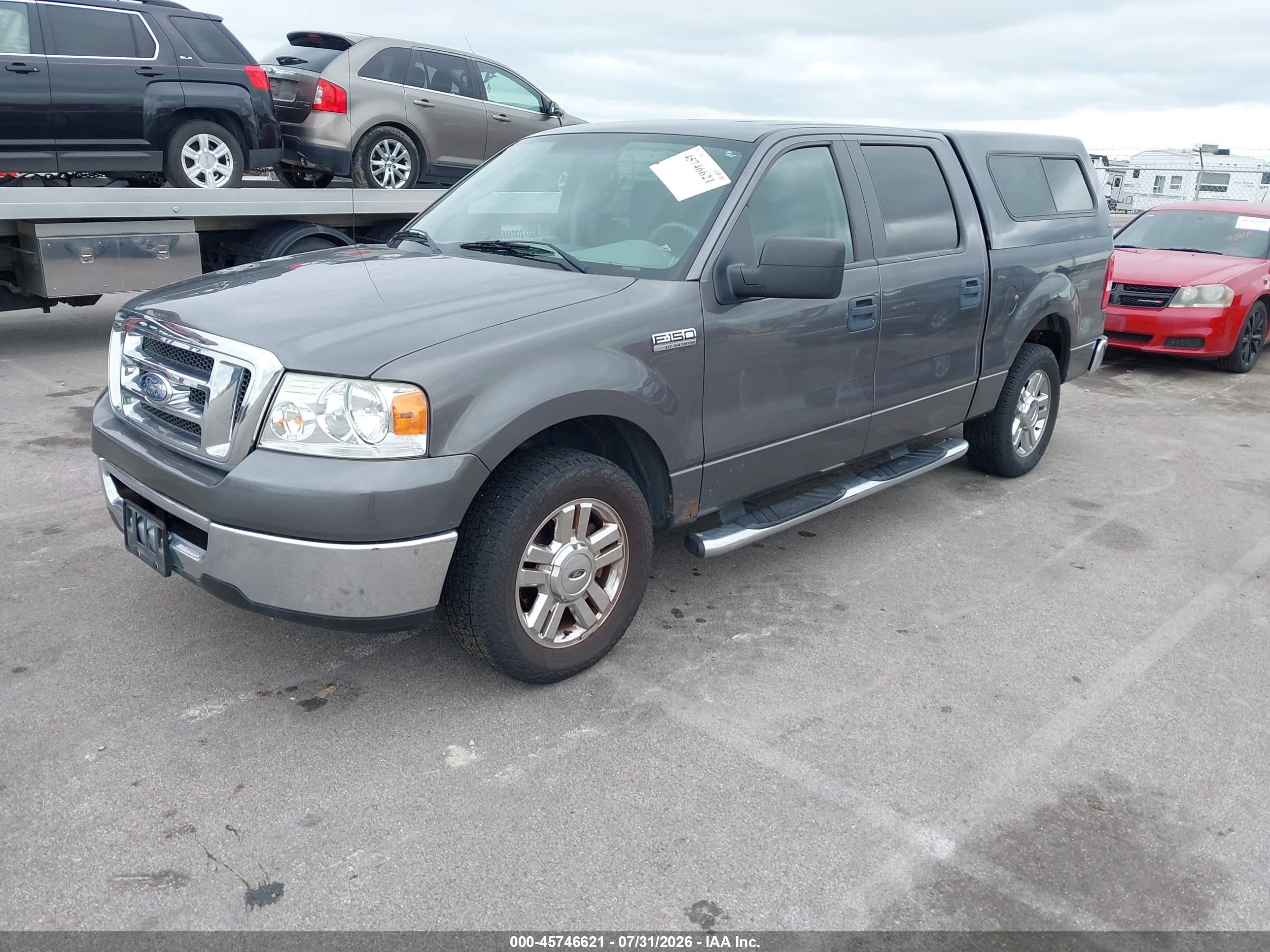 2008 Ford F-150 60th Anniversary/fx2/king Ranch/lariat/xlt Gray vin: 1FTPW12V78FA08892