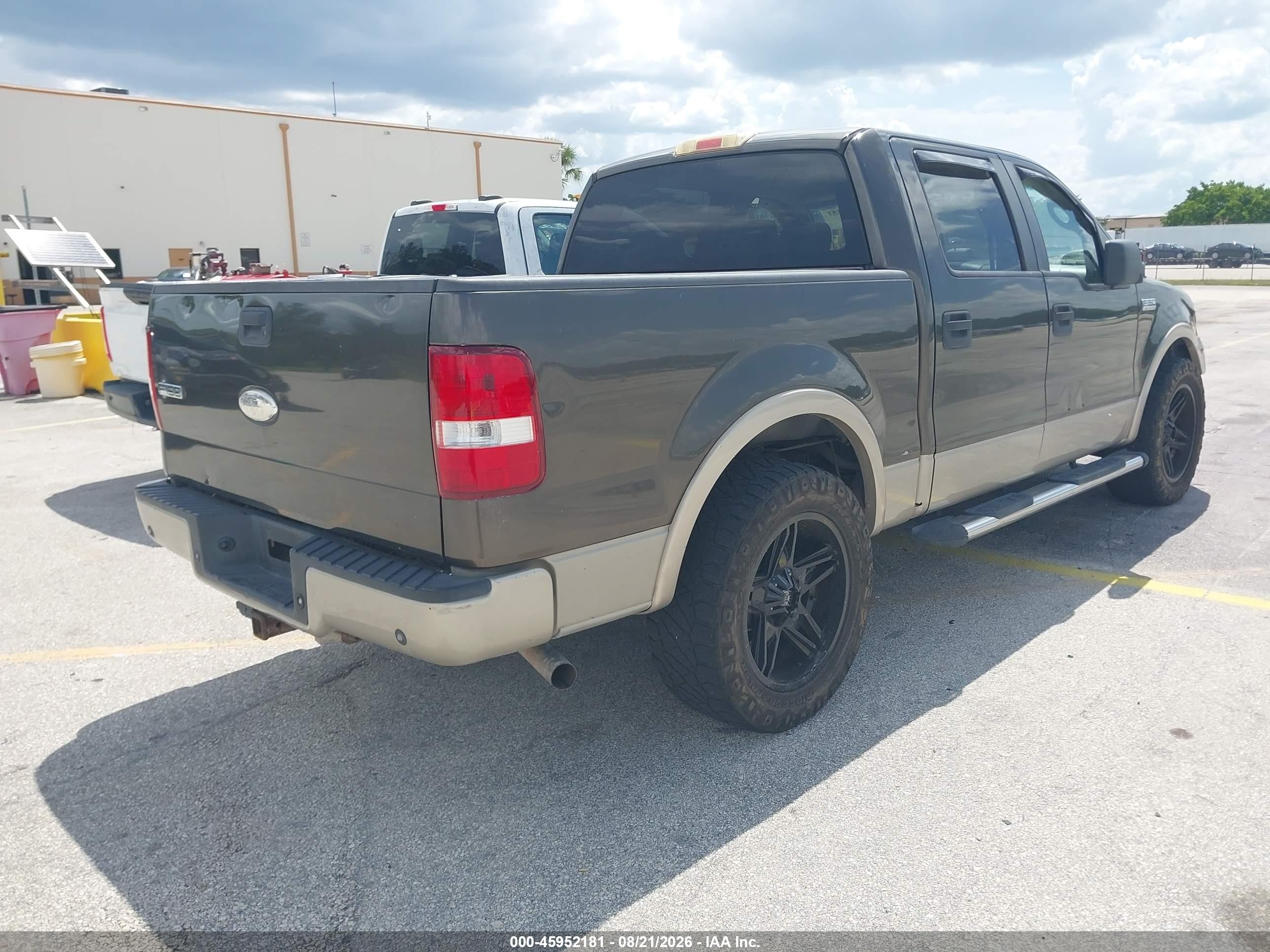 2008 Ford F-150 60th Anniversary/fx2/king Ranch/lariat/xlt Brown vin: 1FTPW12V78FA91207
