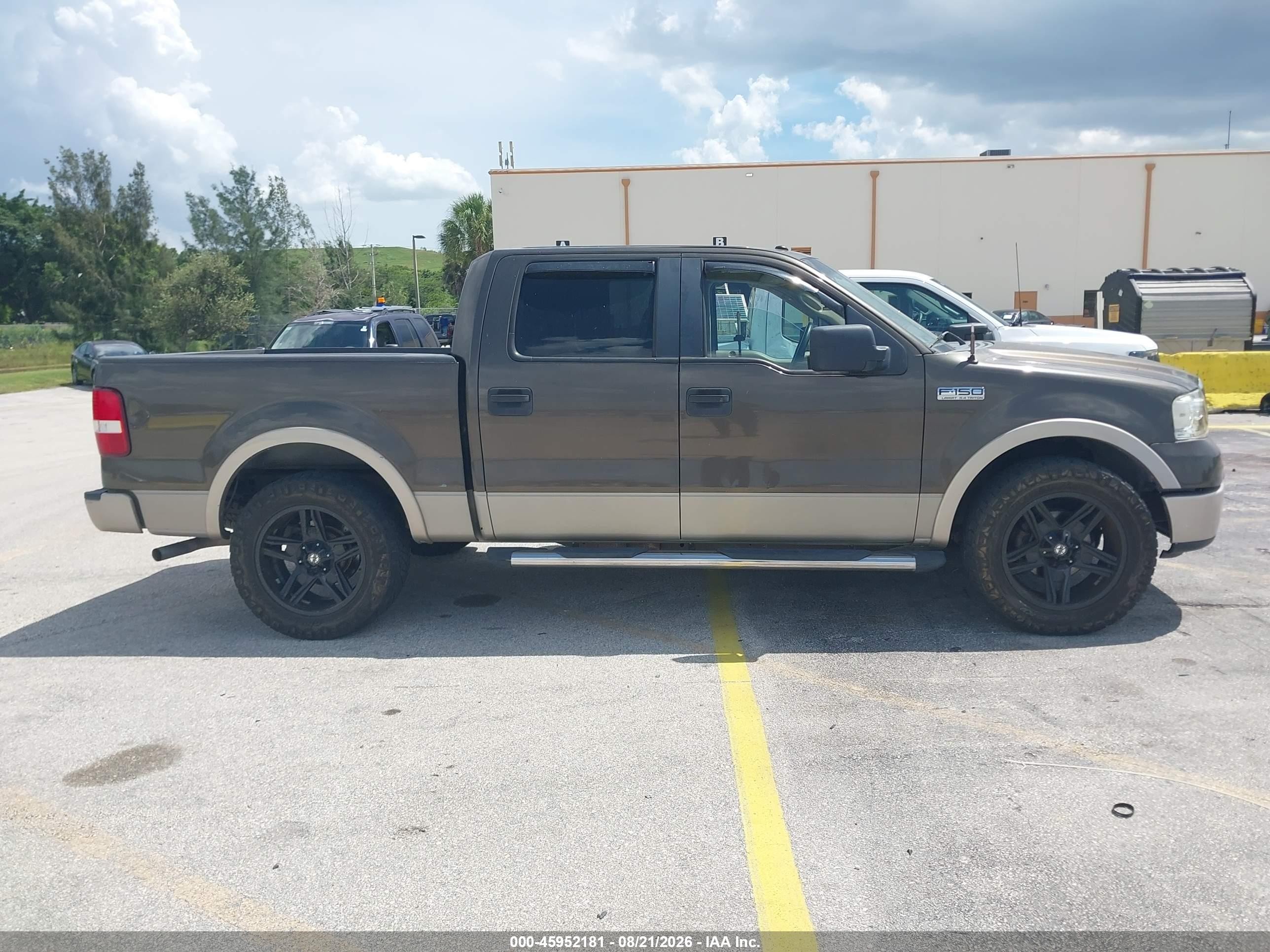 2008 Ford F-150 60th Anniversary/fx2/king Ranch/lariat/xlt Brown vin: 1FTPW12V78FA91207