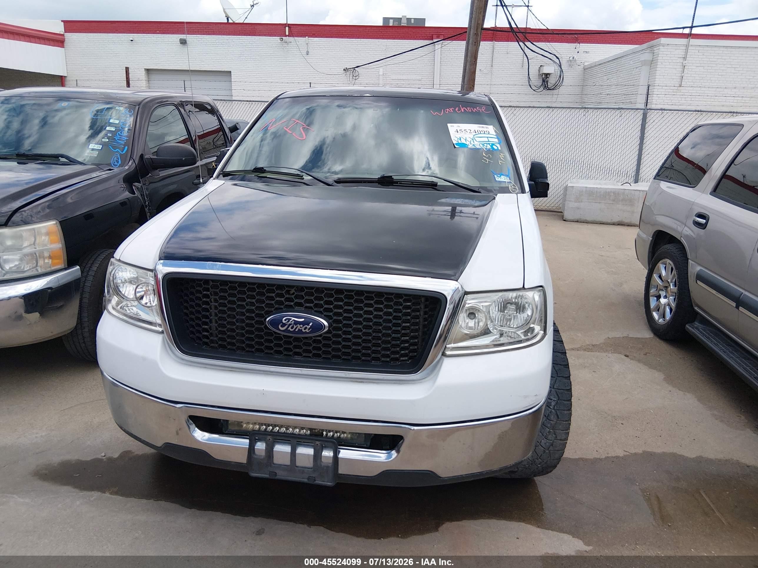 2008 Ford F-150 Lariat/xlt White vin: 1FTPW12V78FB95695