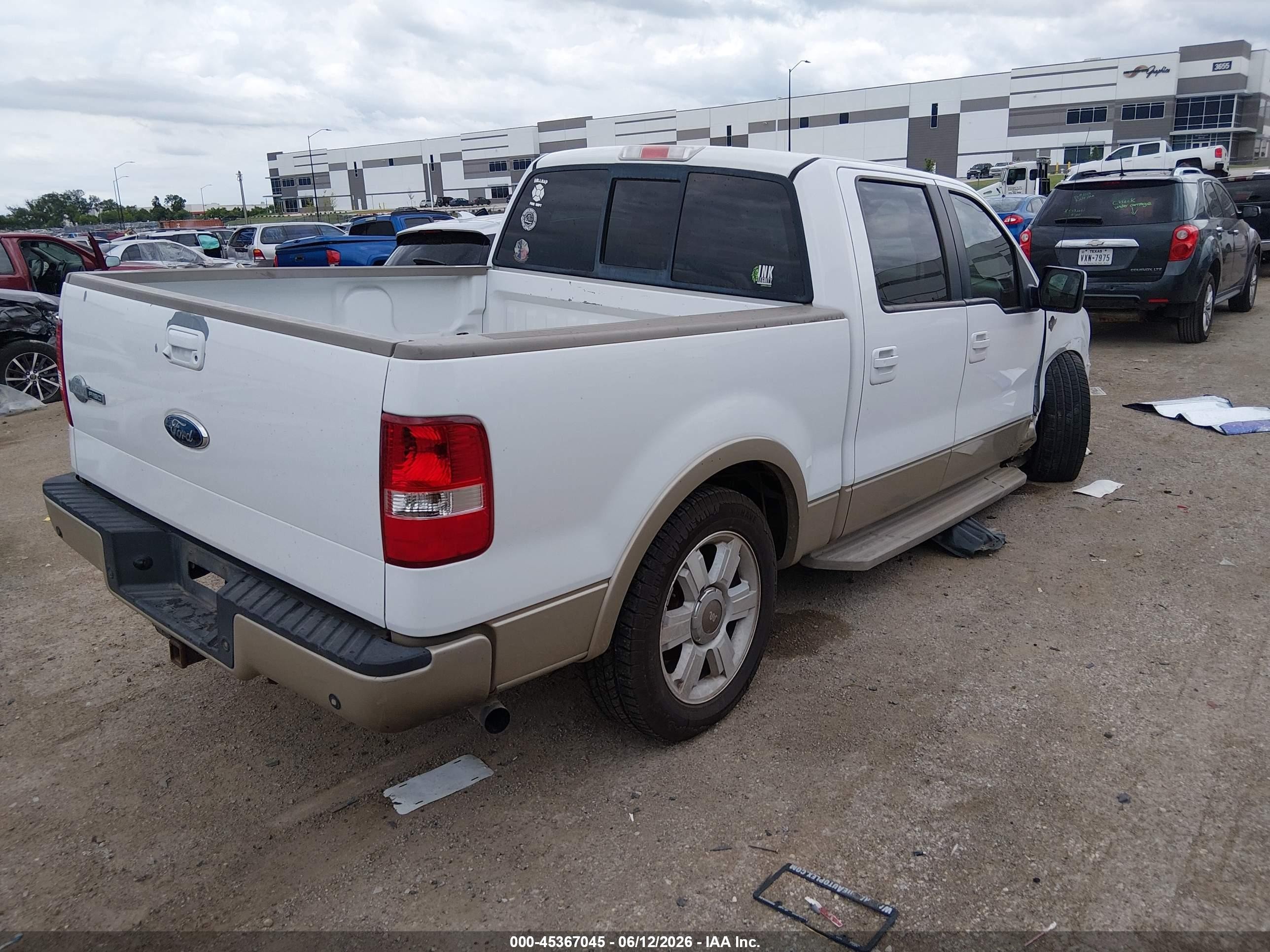2008 Ford F-150 60th Anniversary/fx2/king Ranch/lariat/xlt White vin: 1FTPW12V78KC77708