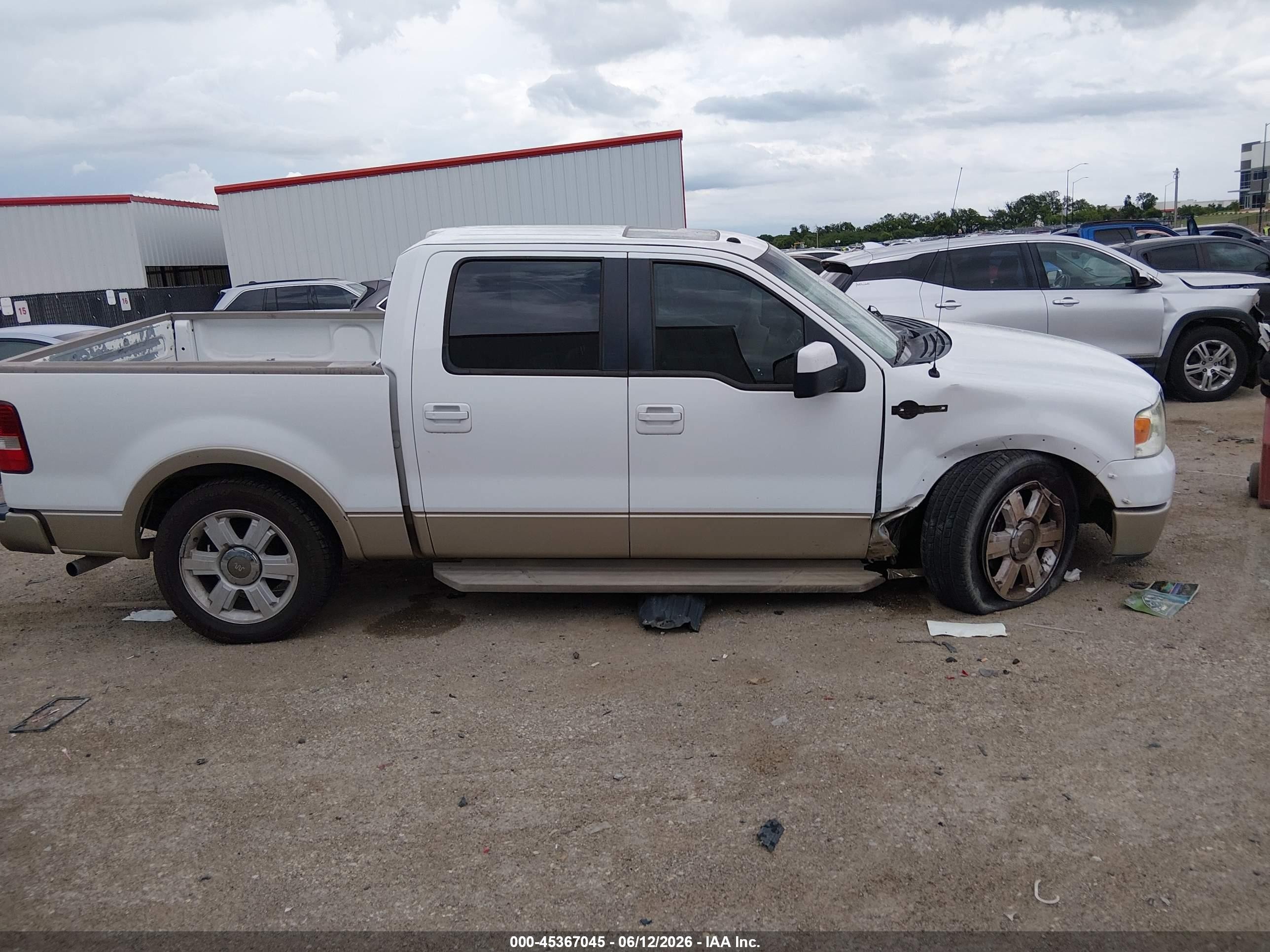 2008 Ford F-150 60th Anniversary/fx2/king Ranch/lariat/xlt White vin: 1FTPW12V78KC77708