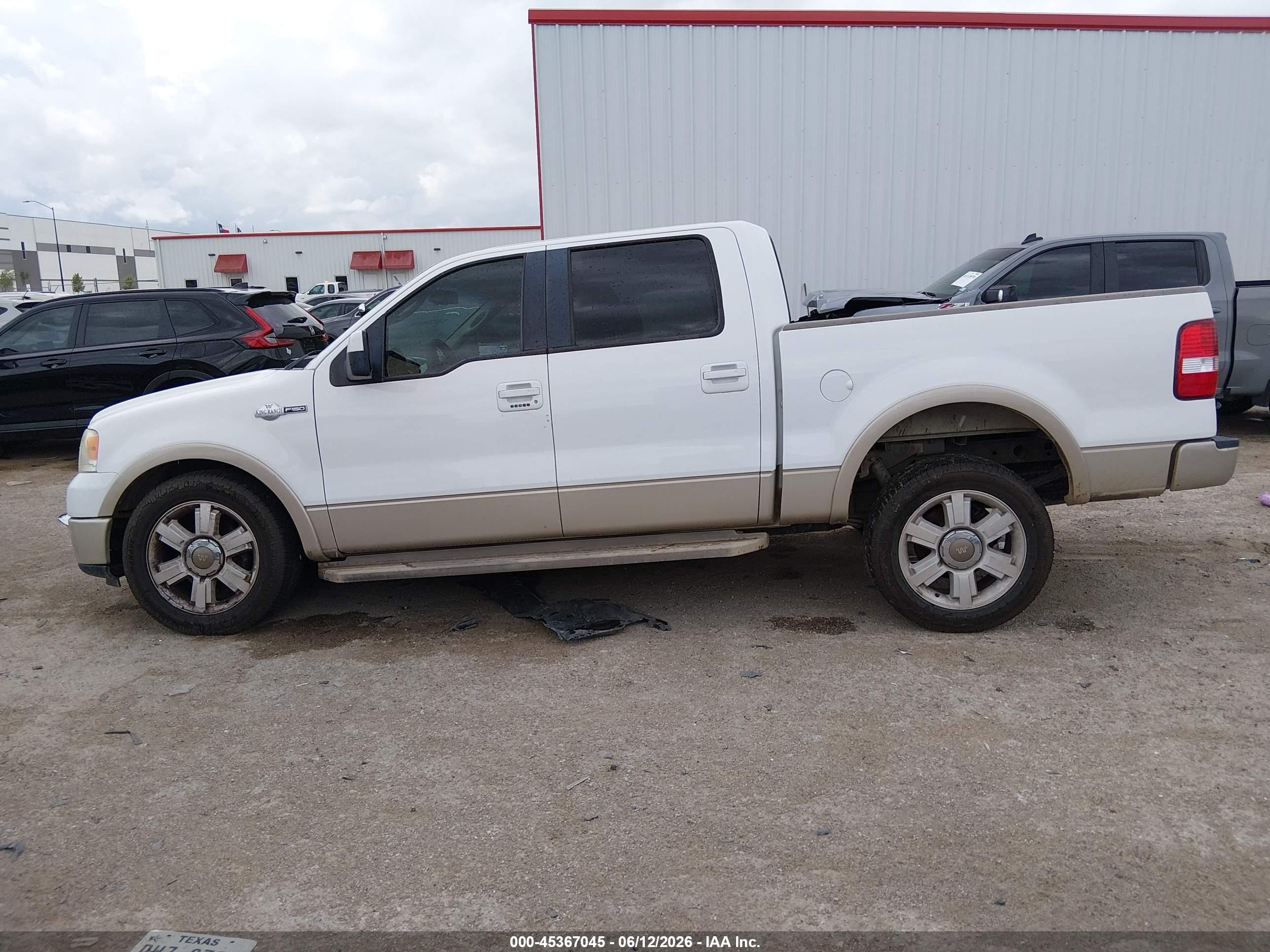 2008 Ford F-150 60th Anniversary/fx2/king Ranch/lariat/xlt White vin: 1FTPW12V78KC77708