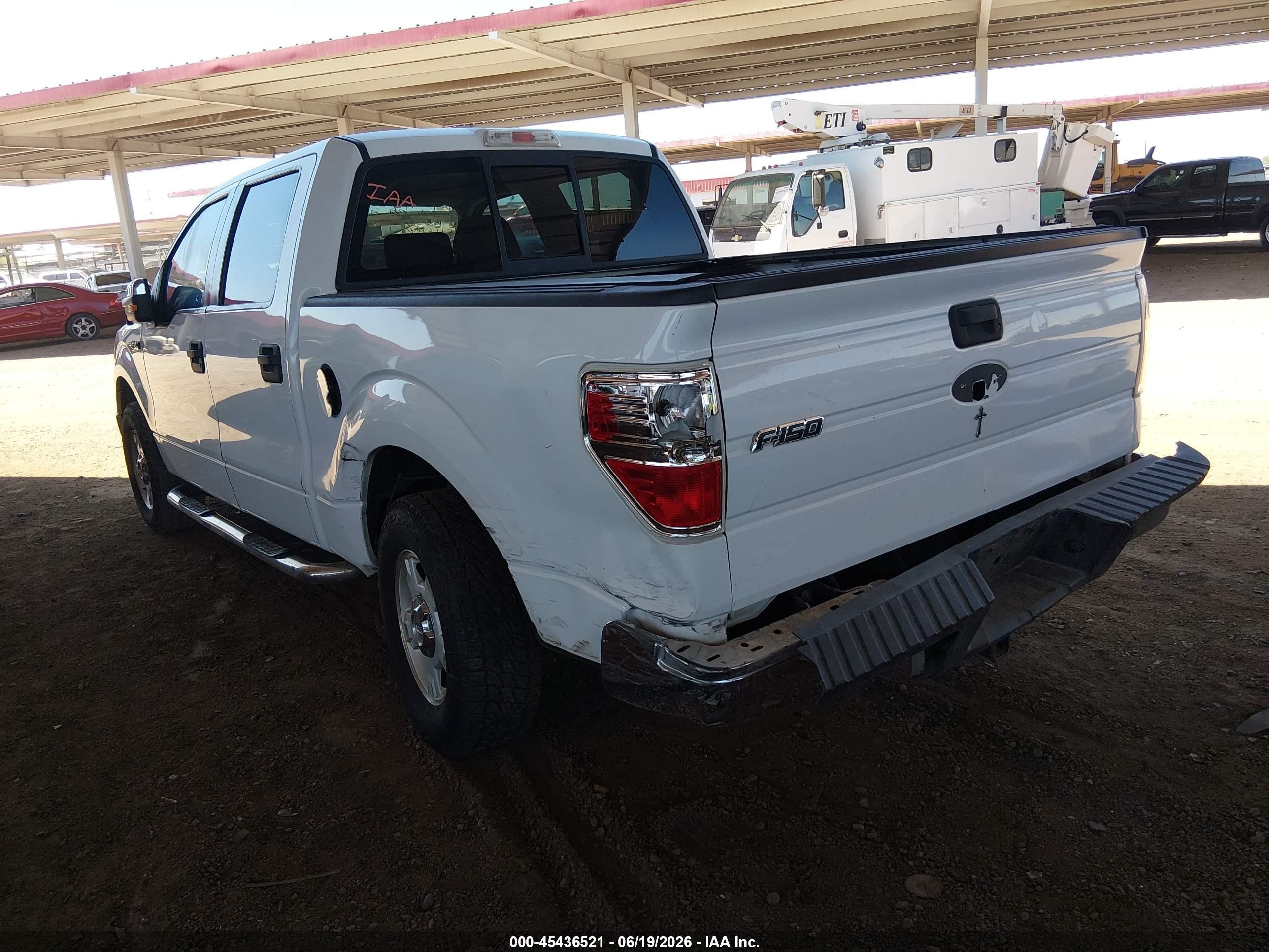 2009 Ford F-150 King Ranch/lariat/platinum/xl/xlt White vin: 1FTPW12V79FA15259