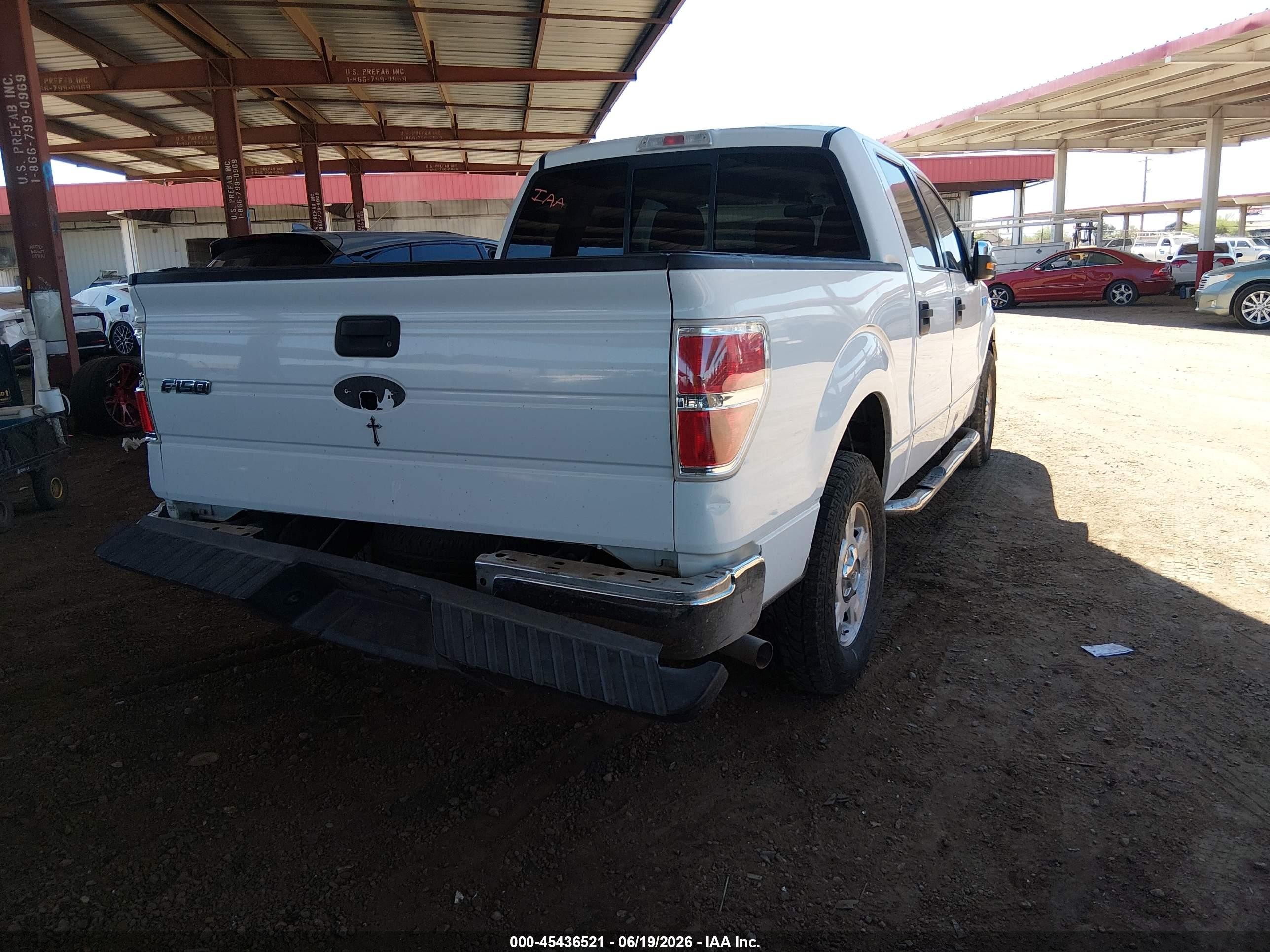 2009 Ford F-150 King Ranch/lariat/platinum/xl/xlt White vin: 1FTPW12V79FA15259
