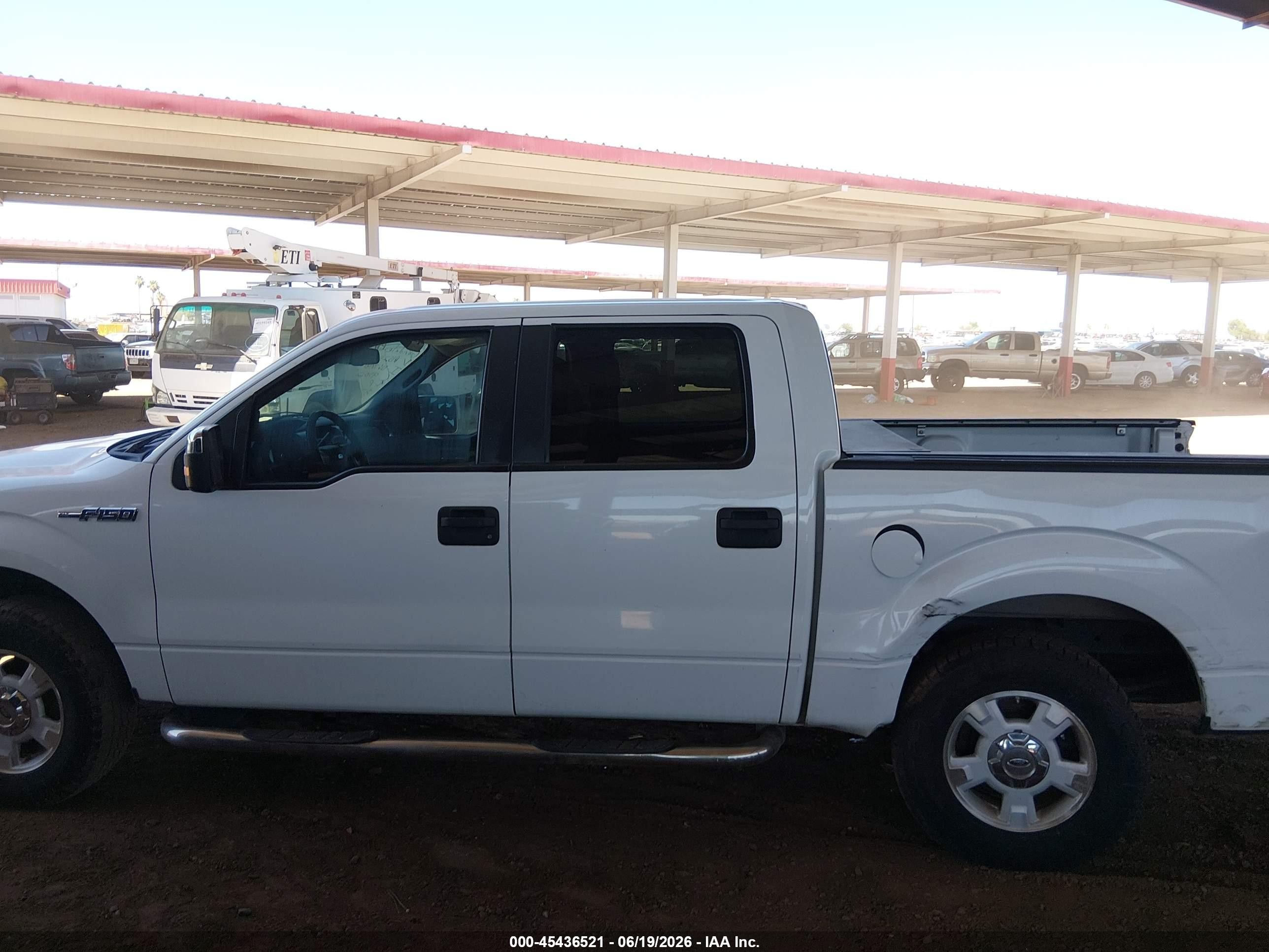 2009 Ford F-150 King Ranch/lariat/platinum/xl/xlt White vin: 1FTPW12V79FA15259