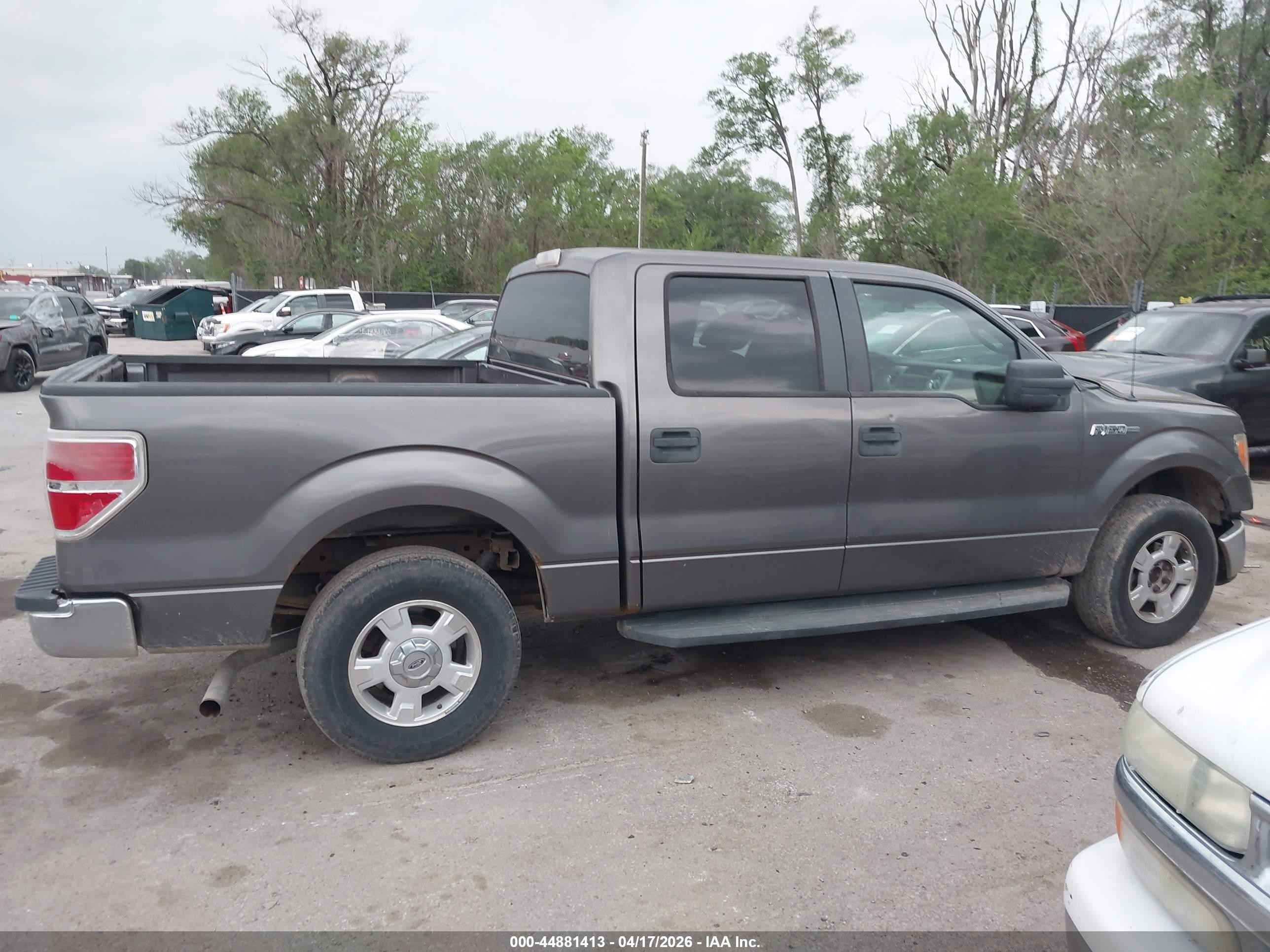 2009 Ford F-150 Xlt Gray vin: 1FTPW12V79KC73370